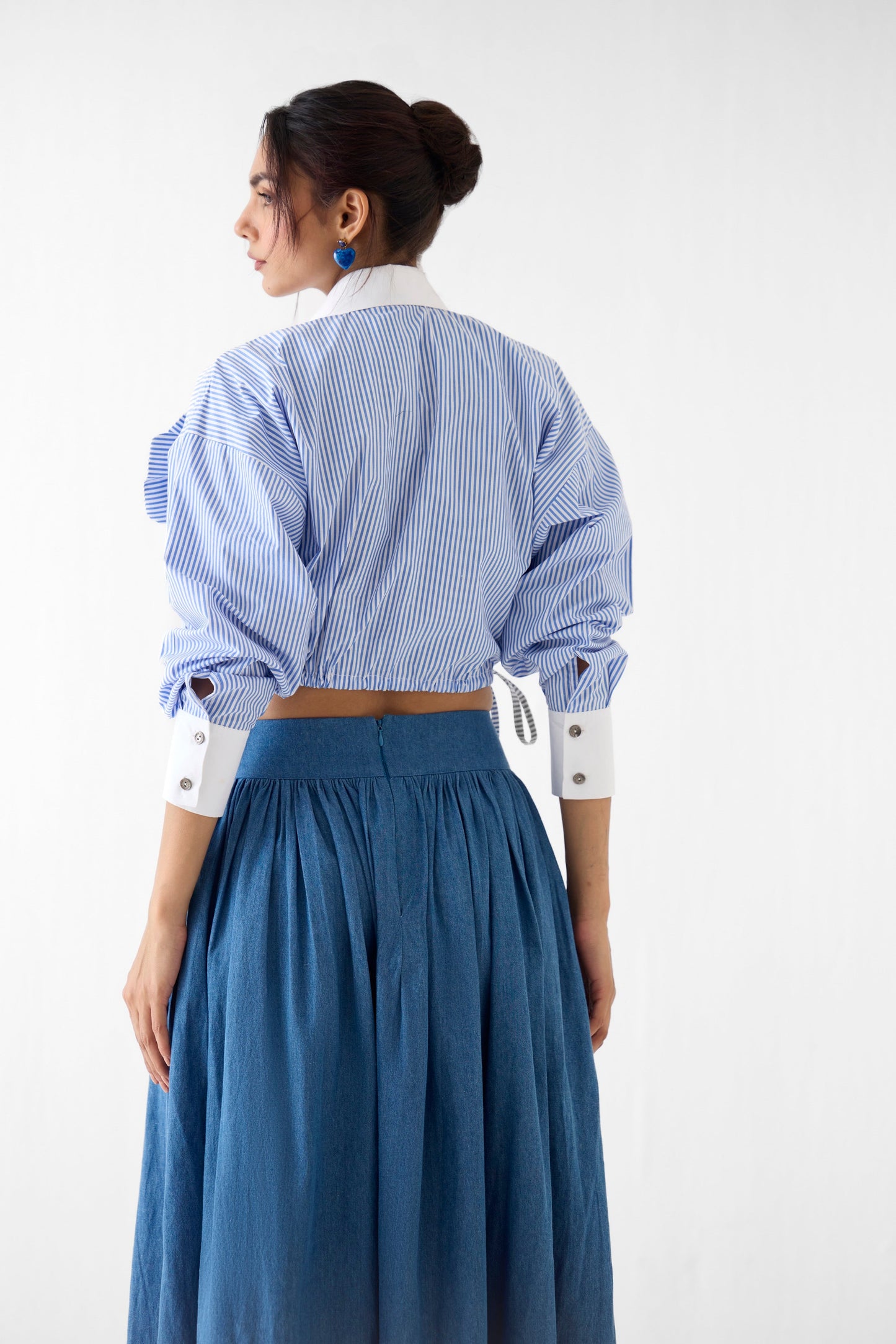 AZURE CROP SHIRT | SHIRT — image 3