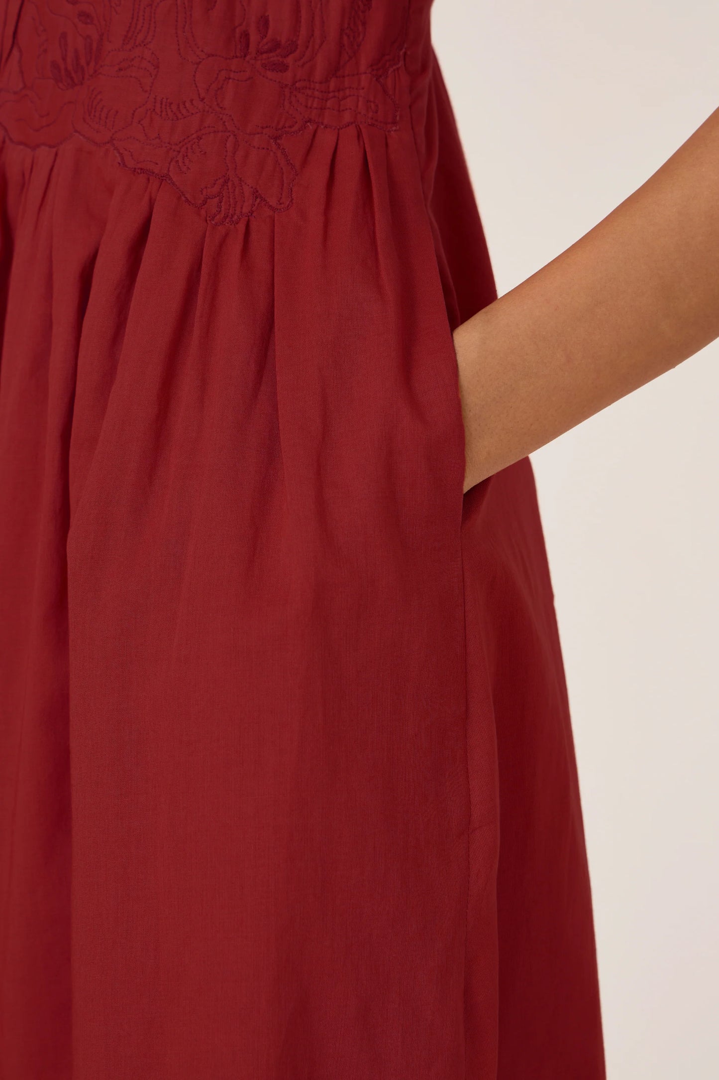 Amani | Coke Embroidered Dress