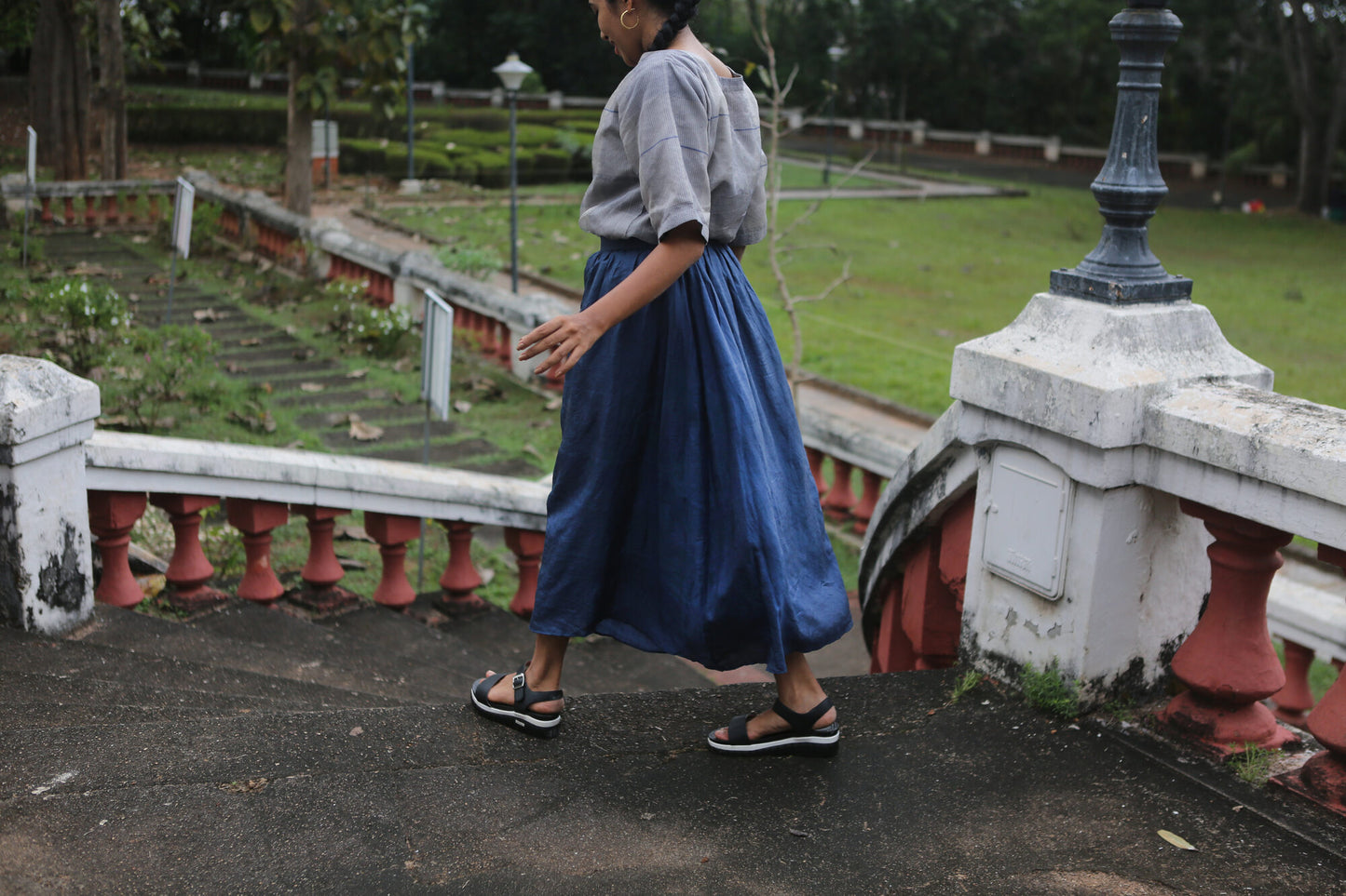 Midnight | Pleated Skirt