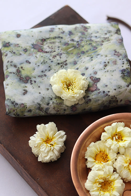 Lily | Eco Printed Habutai Silk Yardage