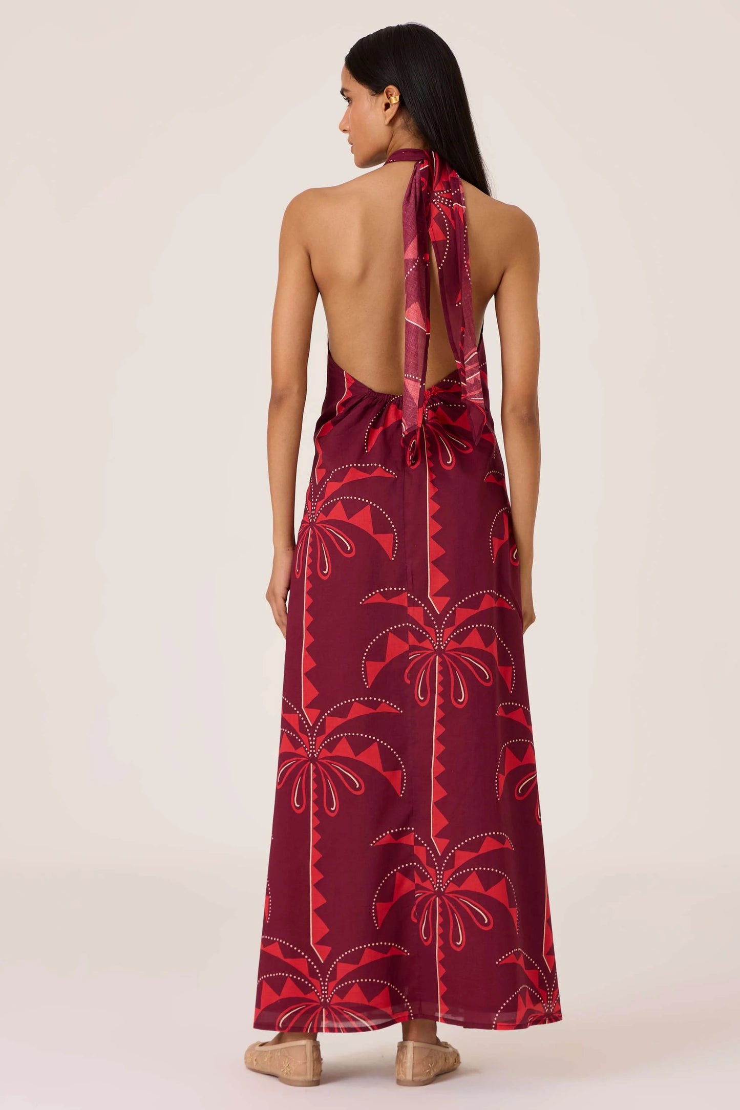 Vannam | Palm Print Dress