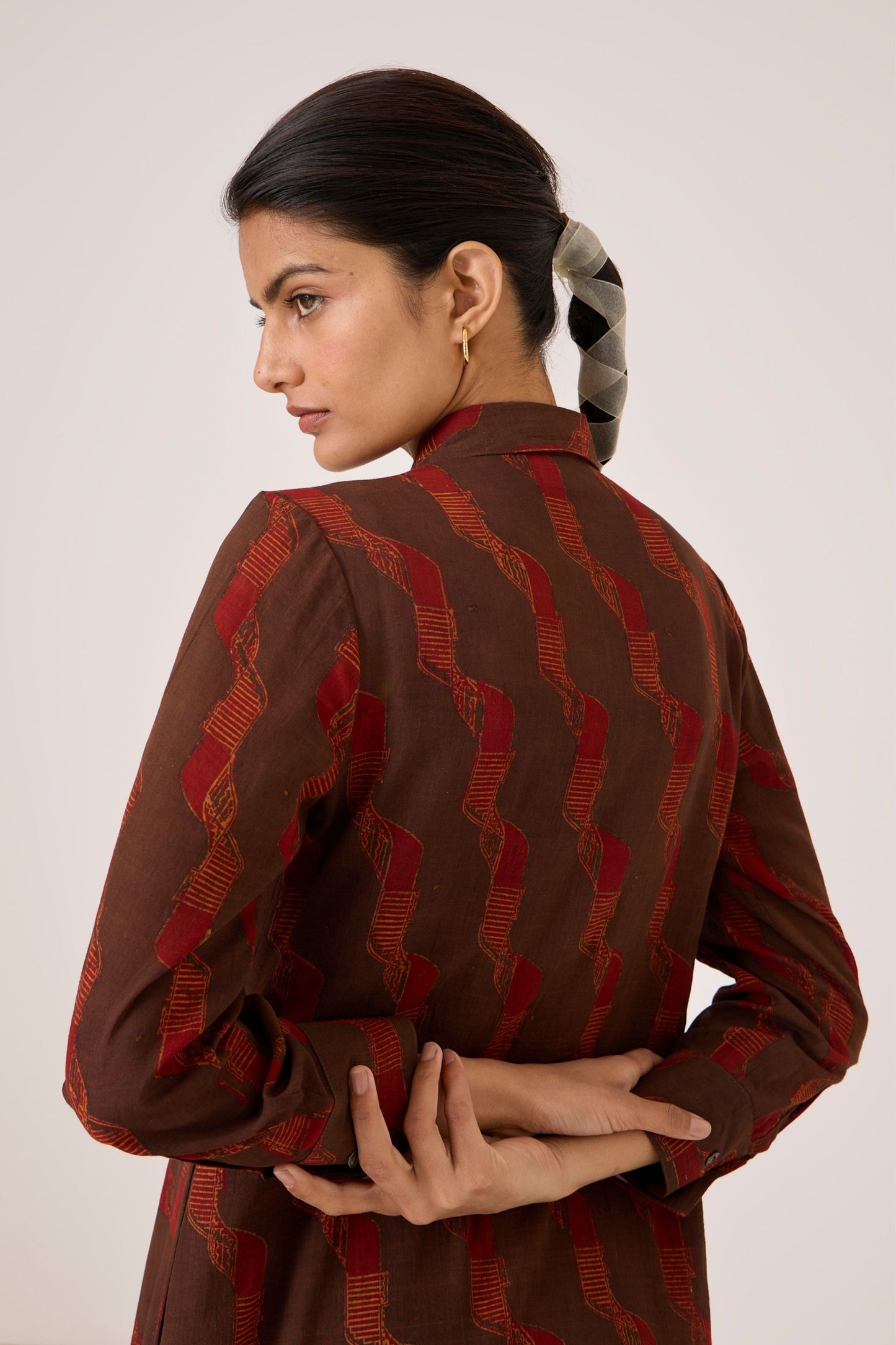 Jini | Block Print Shirt Dress