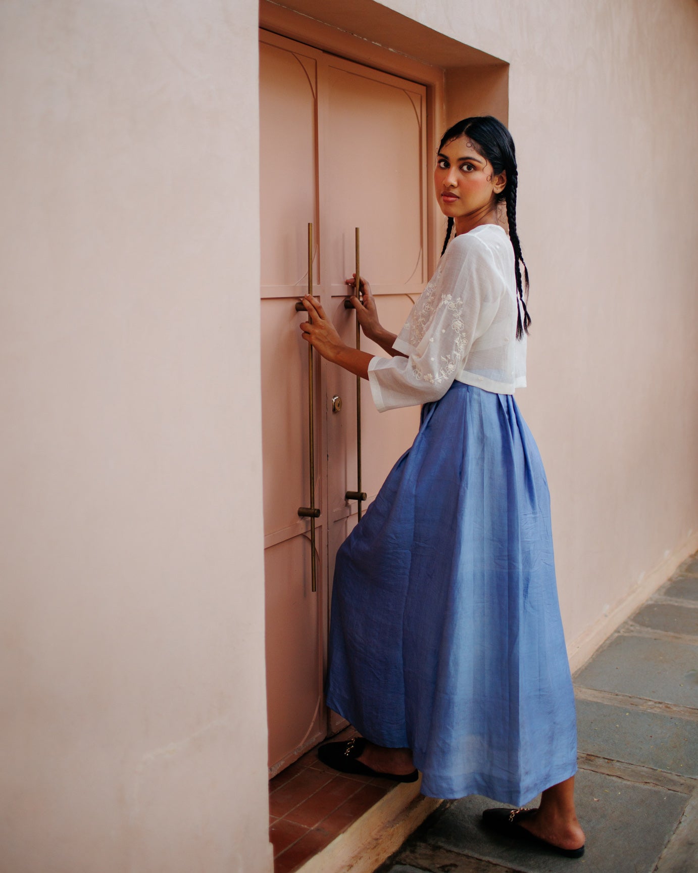 Sophia | Pleated Skirt Set