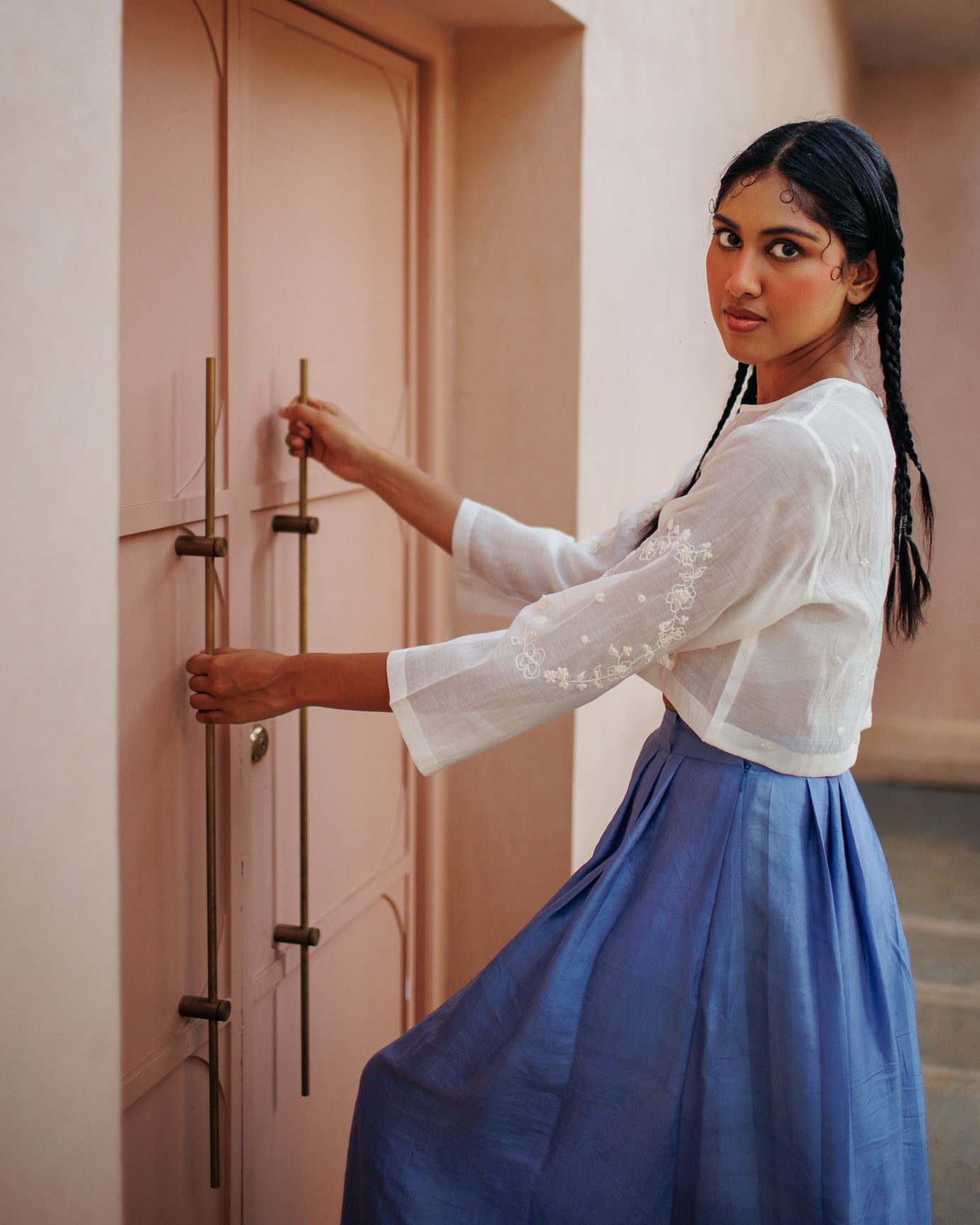 Sophia | Pleated Skirt Set