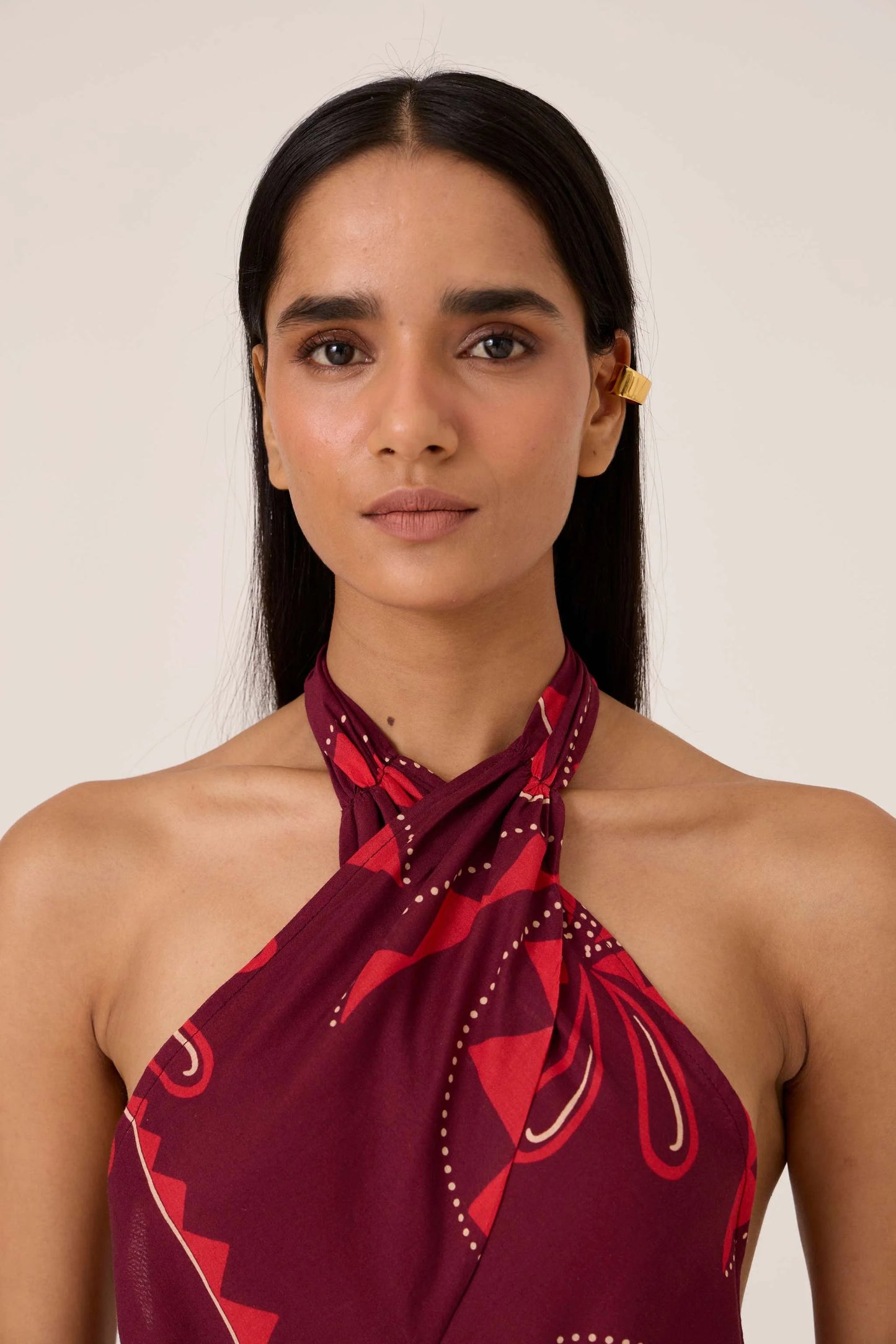 Vannam | Palm Print Dress