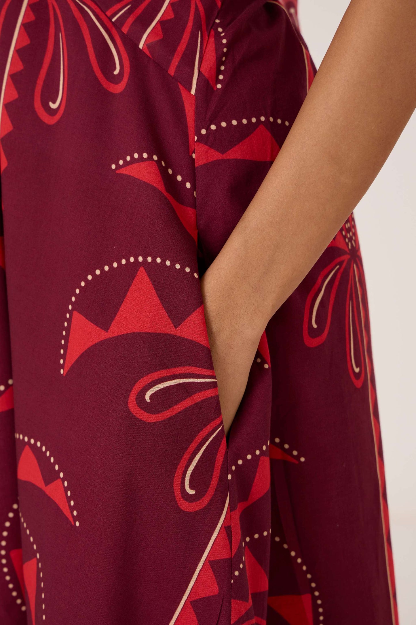 Vannam | Palm Print Dress