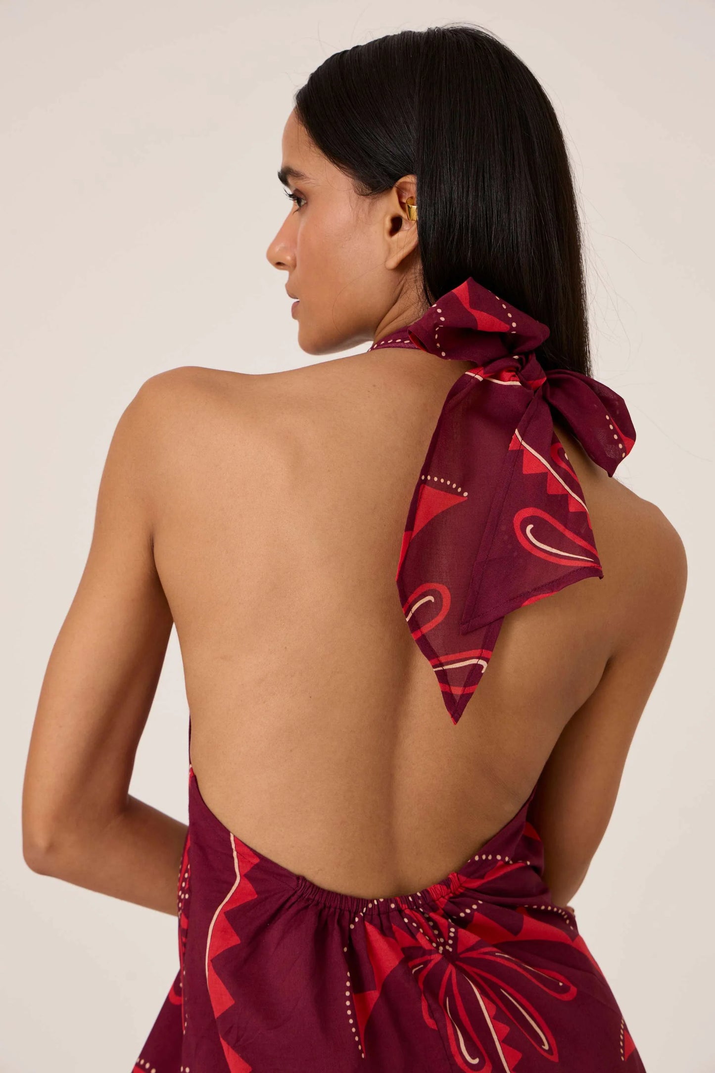 Vannam | Palm Print Dress