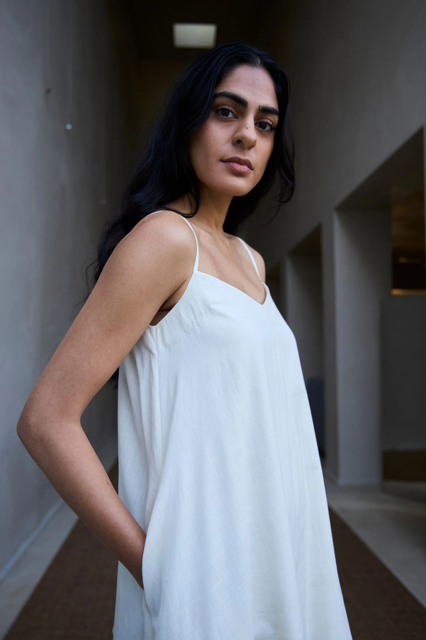 Jane | Handwoven Striped Maxi Dress
