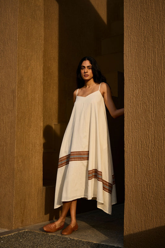 Jane | Handwoven Striped Maxi Dress