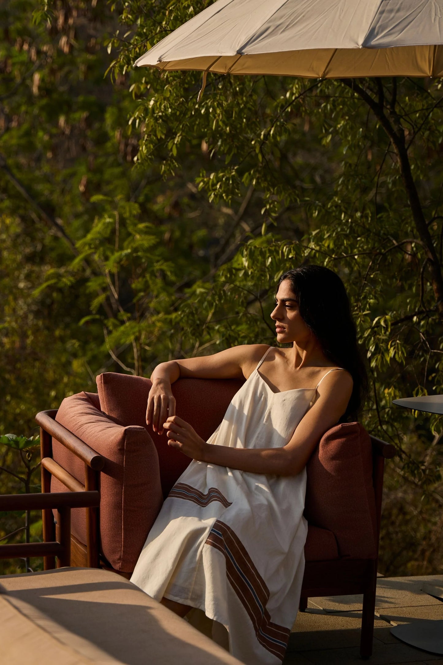 Jane | Handwoven Striped Maxi Dress