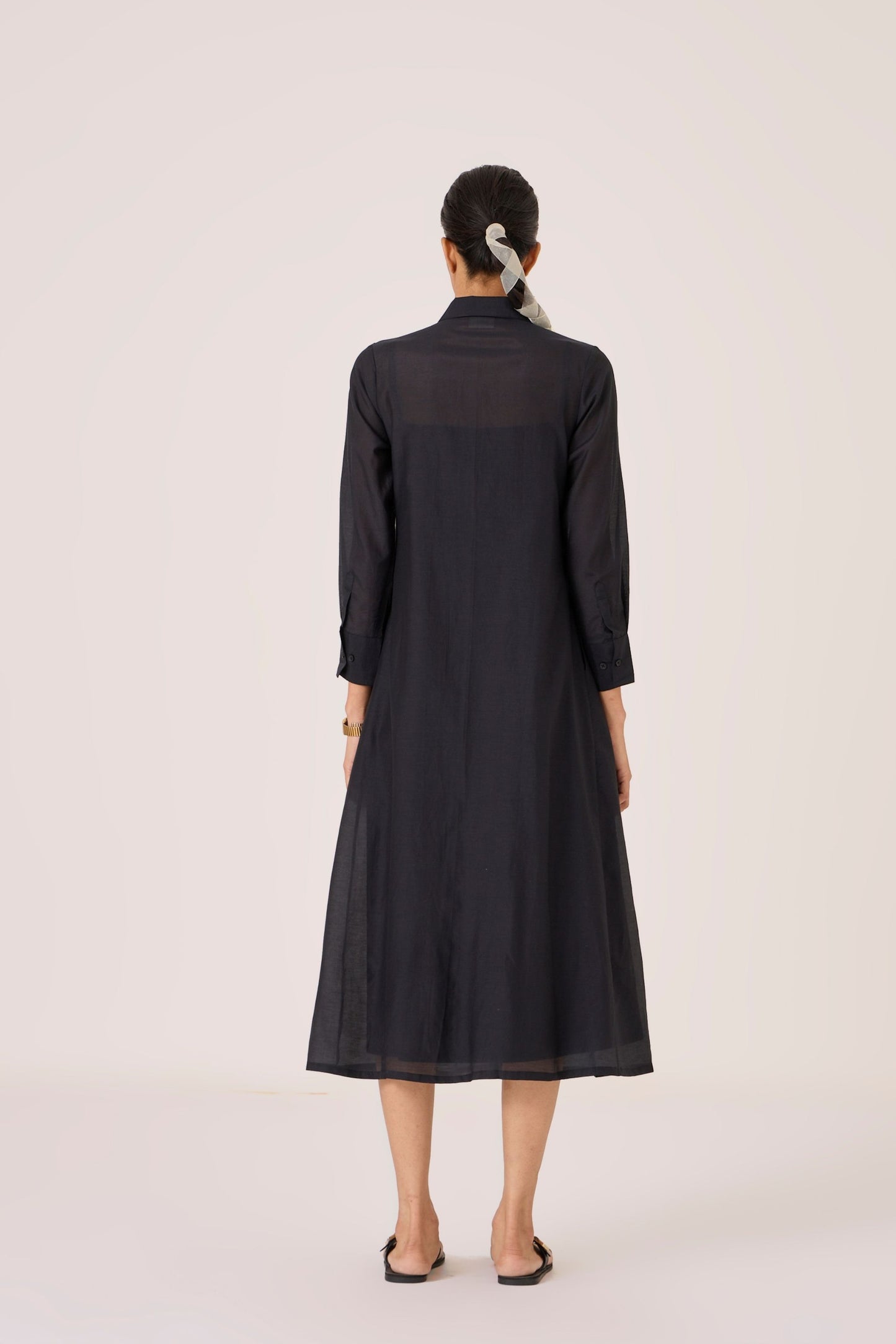 Jini | Black Shirt Dress