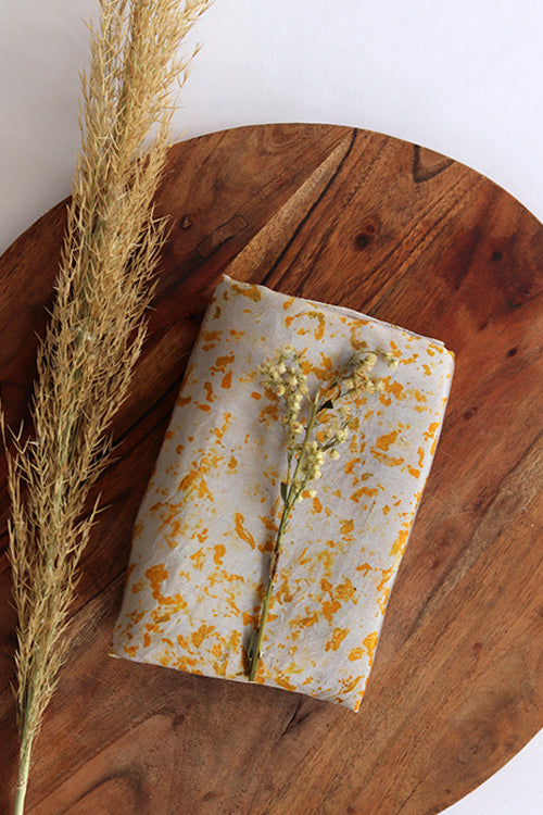 Dahelia | Eco Printed Habutai Silk Yardage