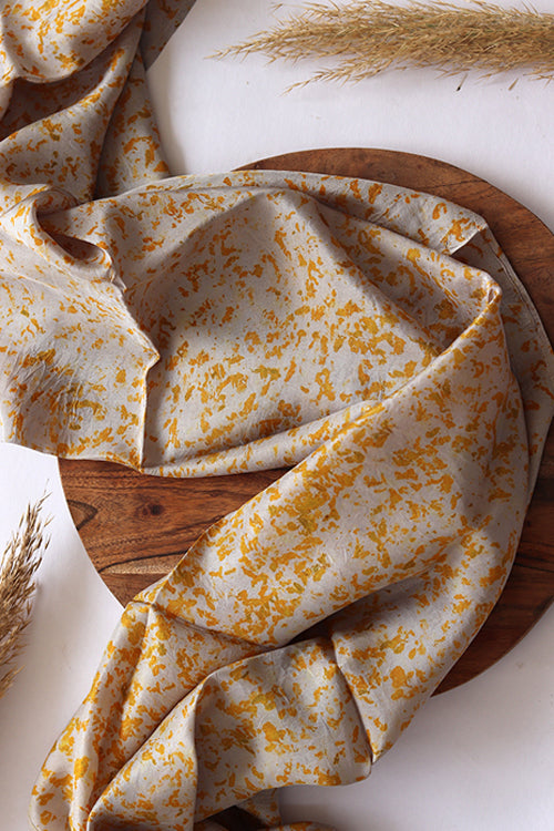 Dahelia | Eco Printed Habutai Silk Yardage