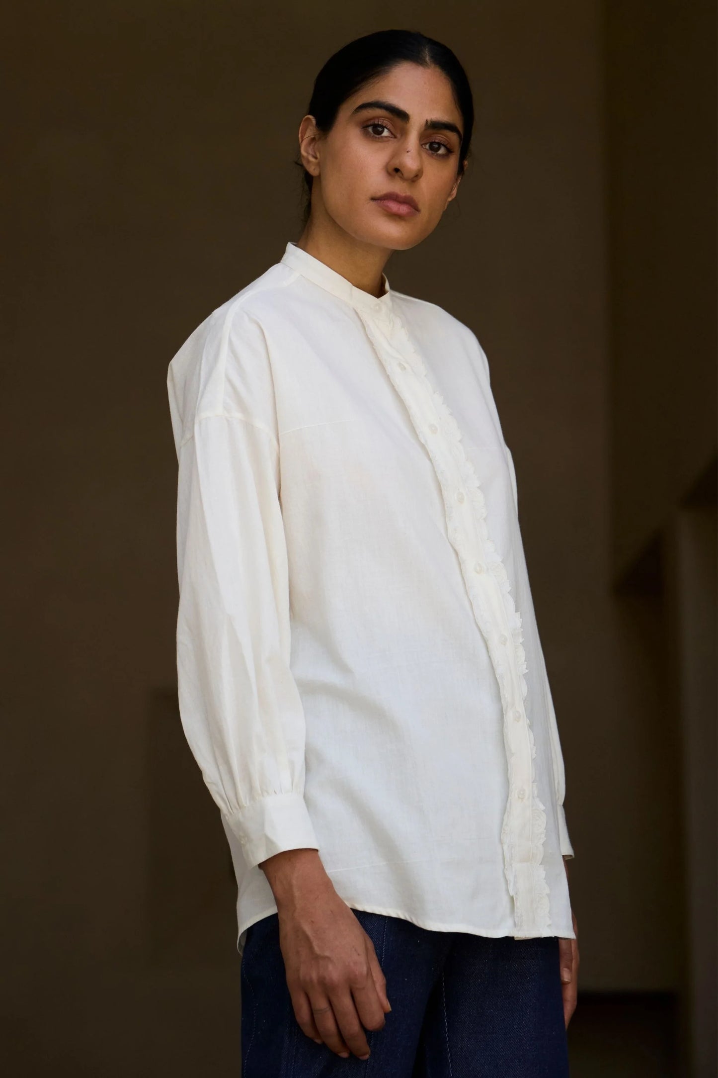 Ryuk | Handwoven Embroidered Shirt
