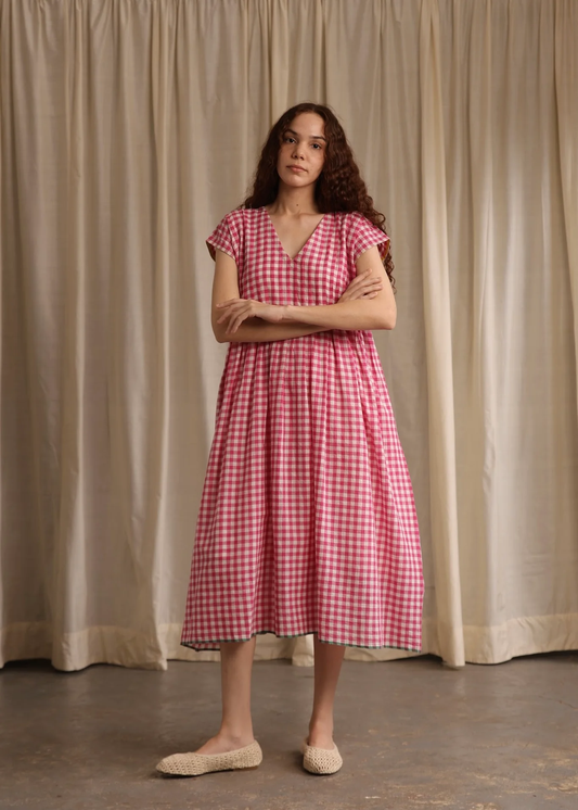 Darla | Gingham Checks Dress