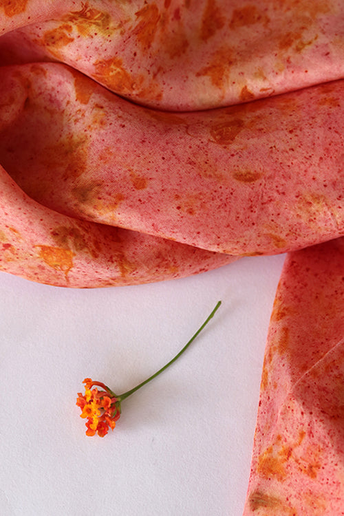 Buraans | Eco Printed Habutai Silk Yardage