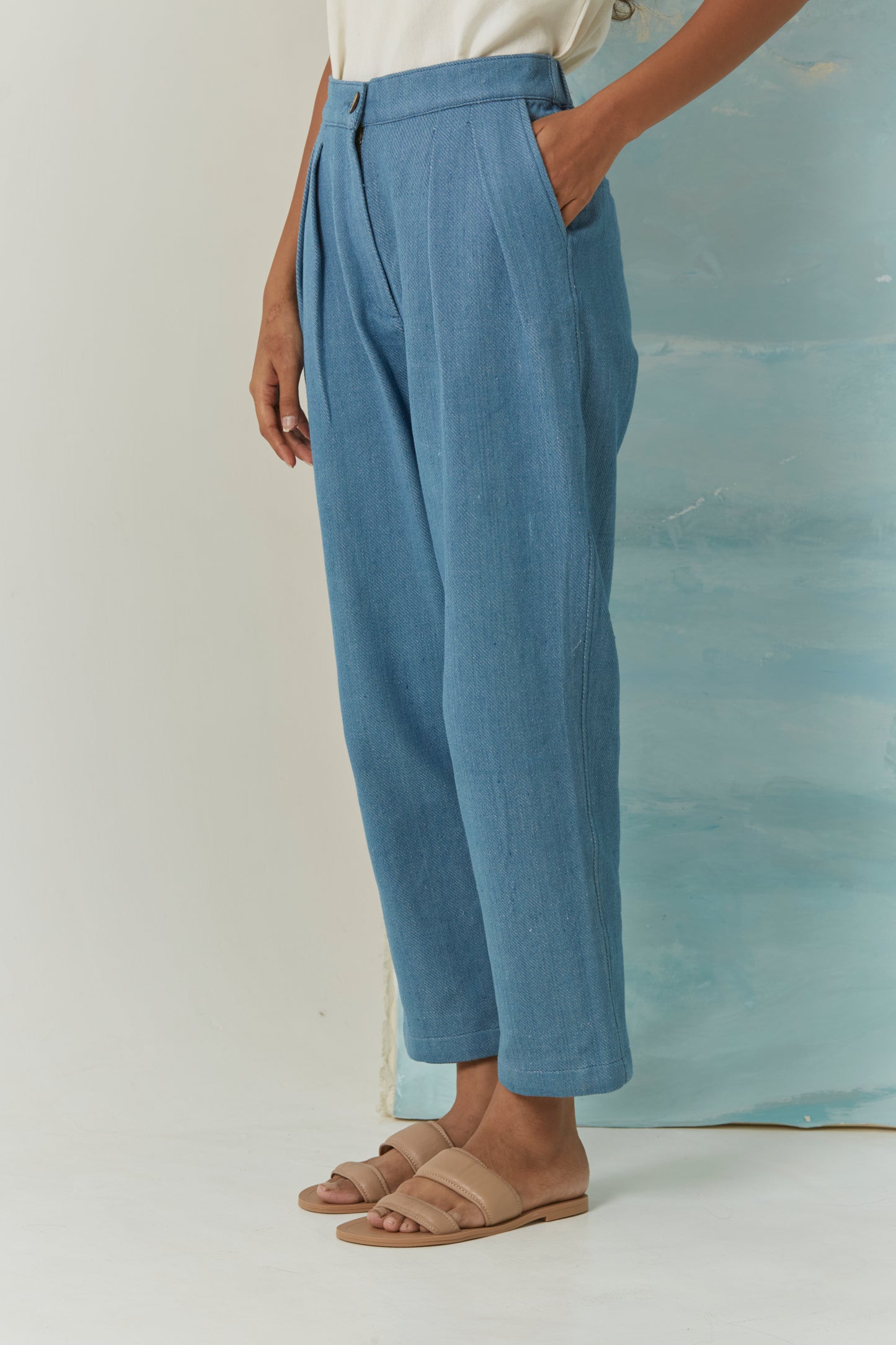 Kai | Pleated denim Pants