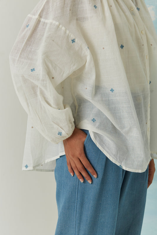 Hana | Handwoven Jamdani Blouse