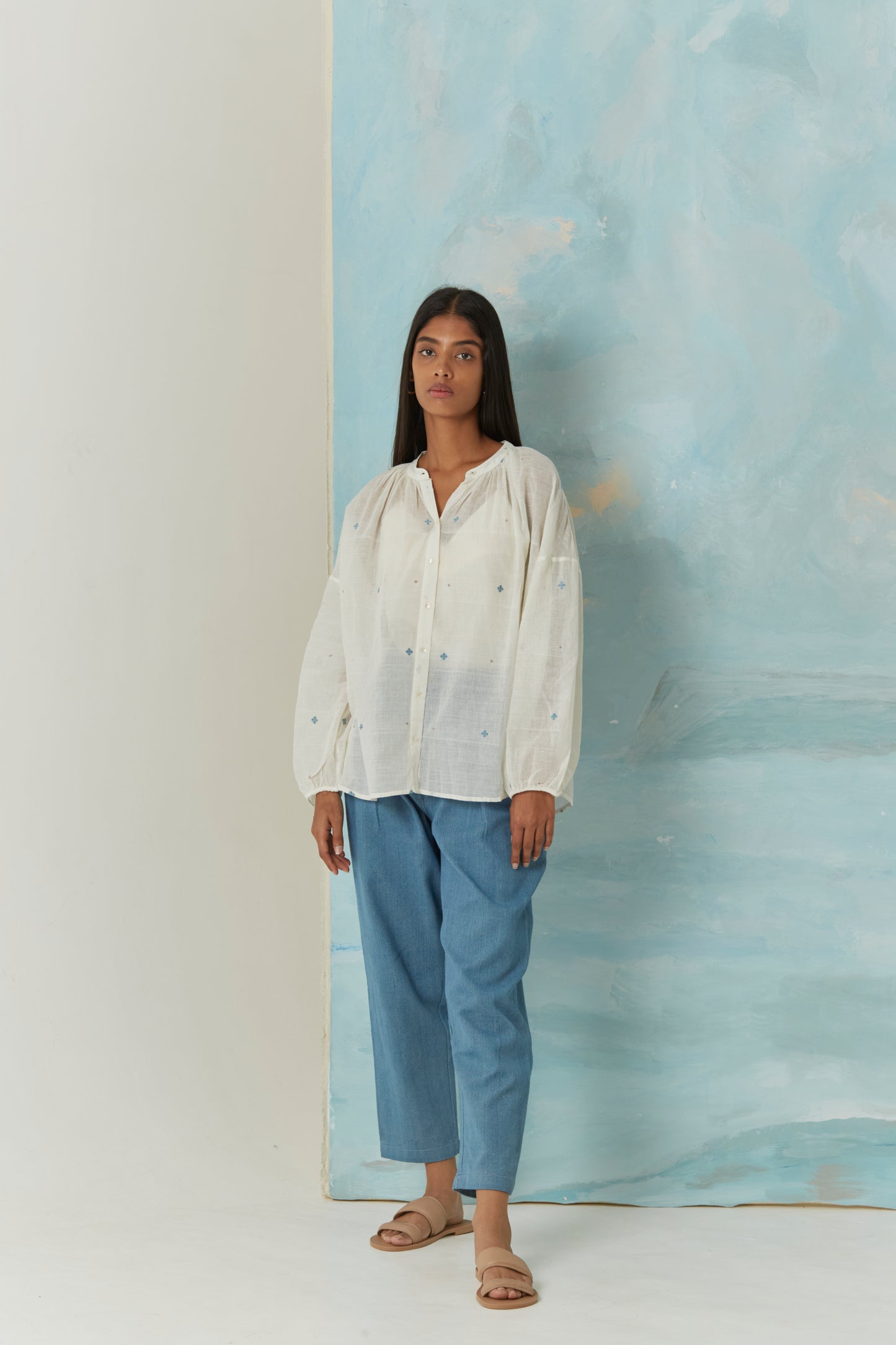 Kai | Pleated denim Pants