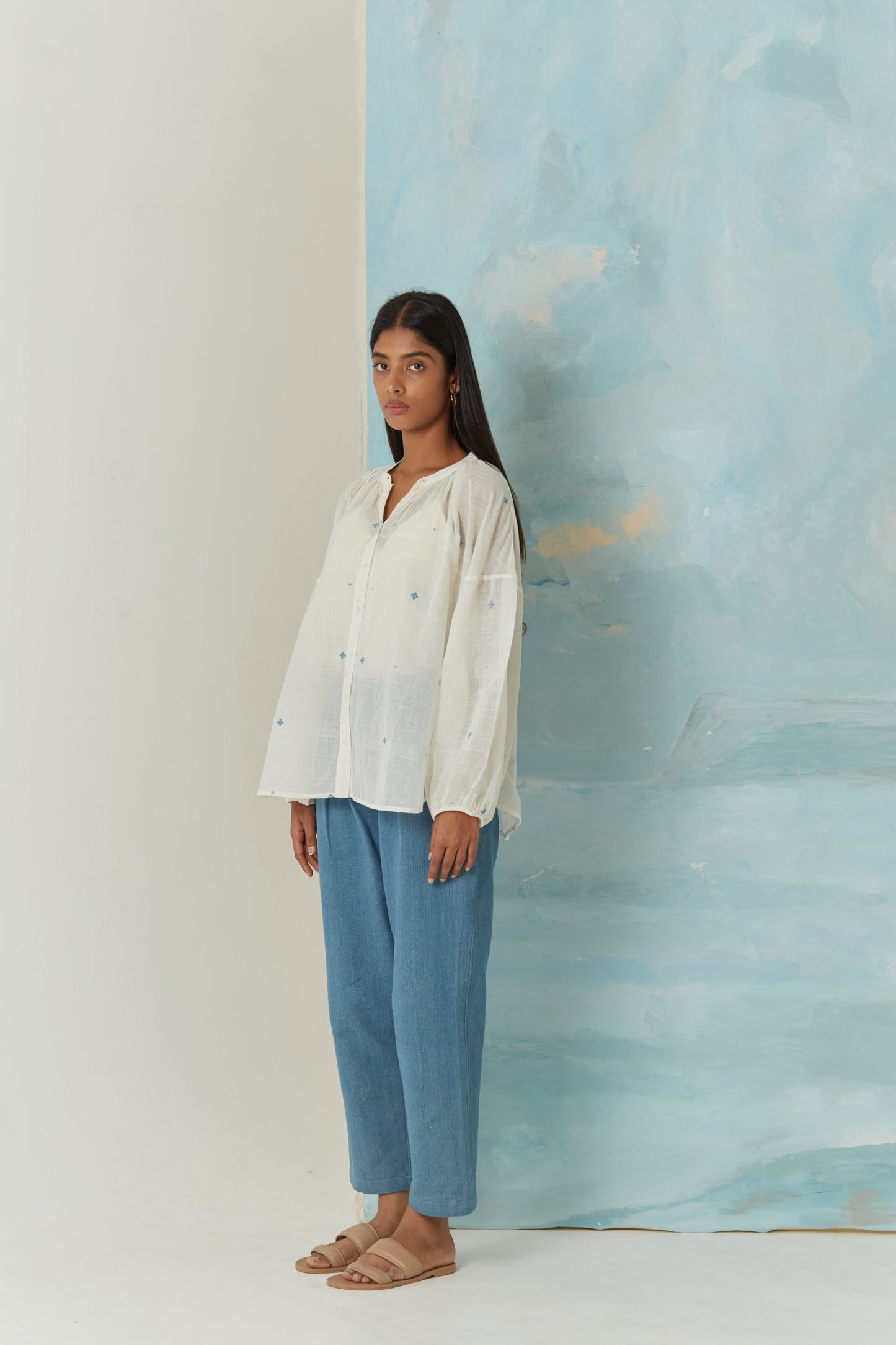 Kai | Pleated denim Pants