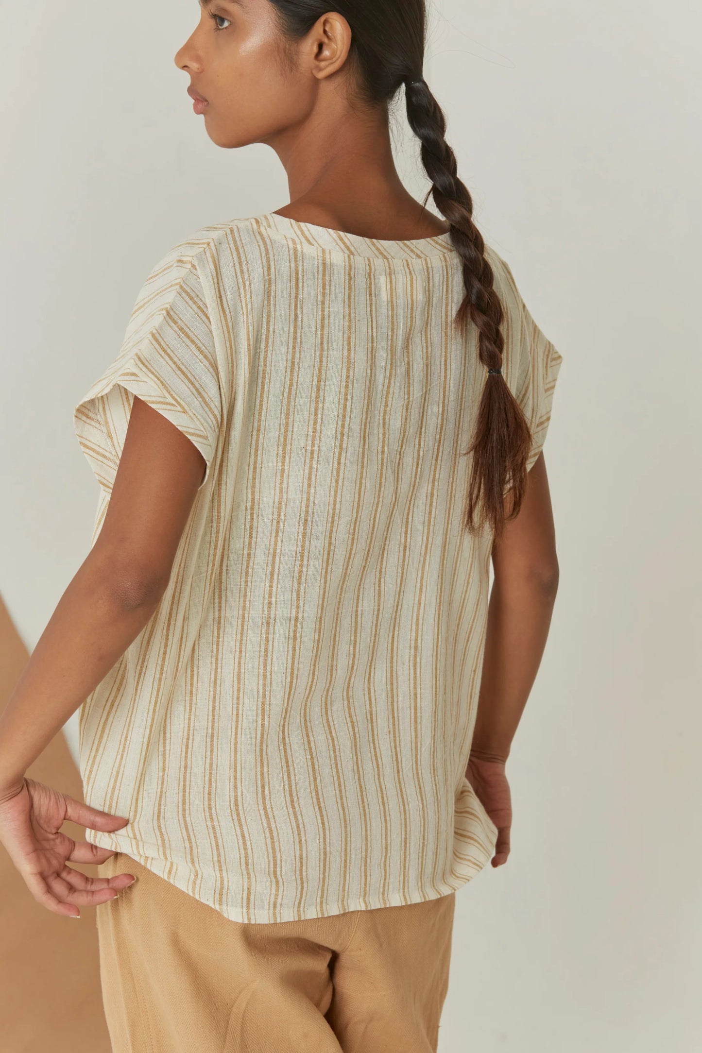 Edda | Striped Relaxed Fit Top