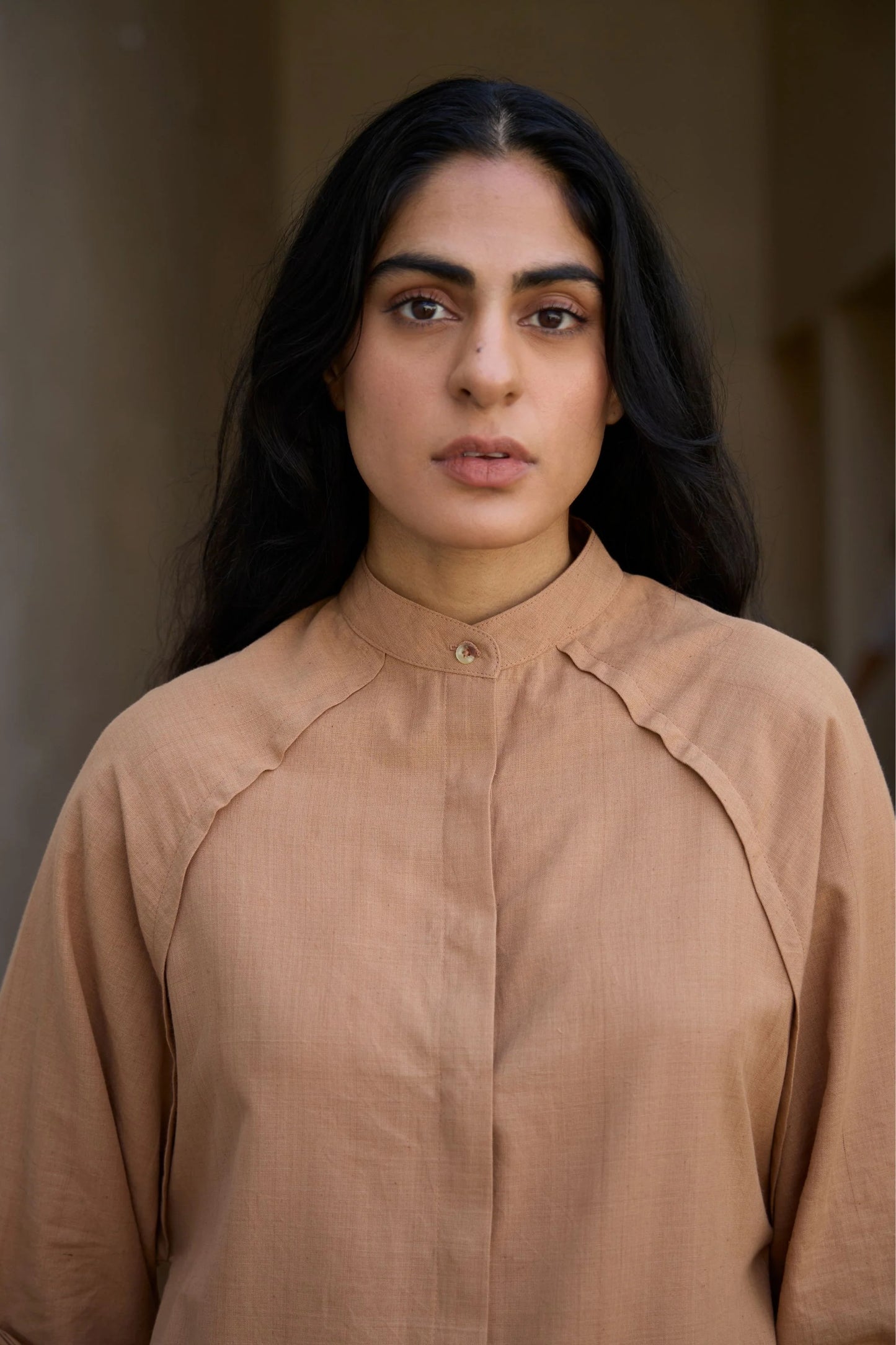 Braboune | Handwoven Brown Co-Ord Set
