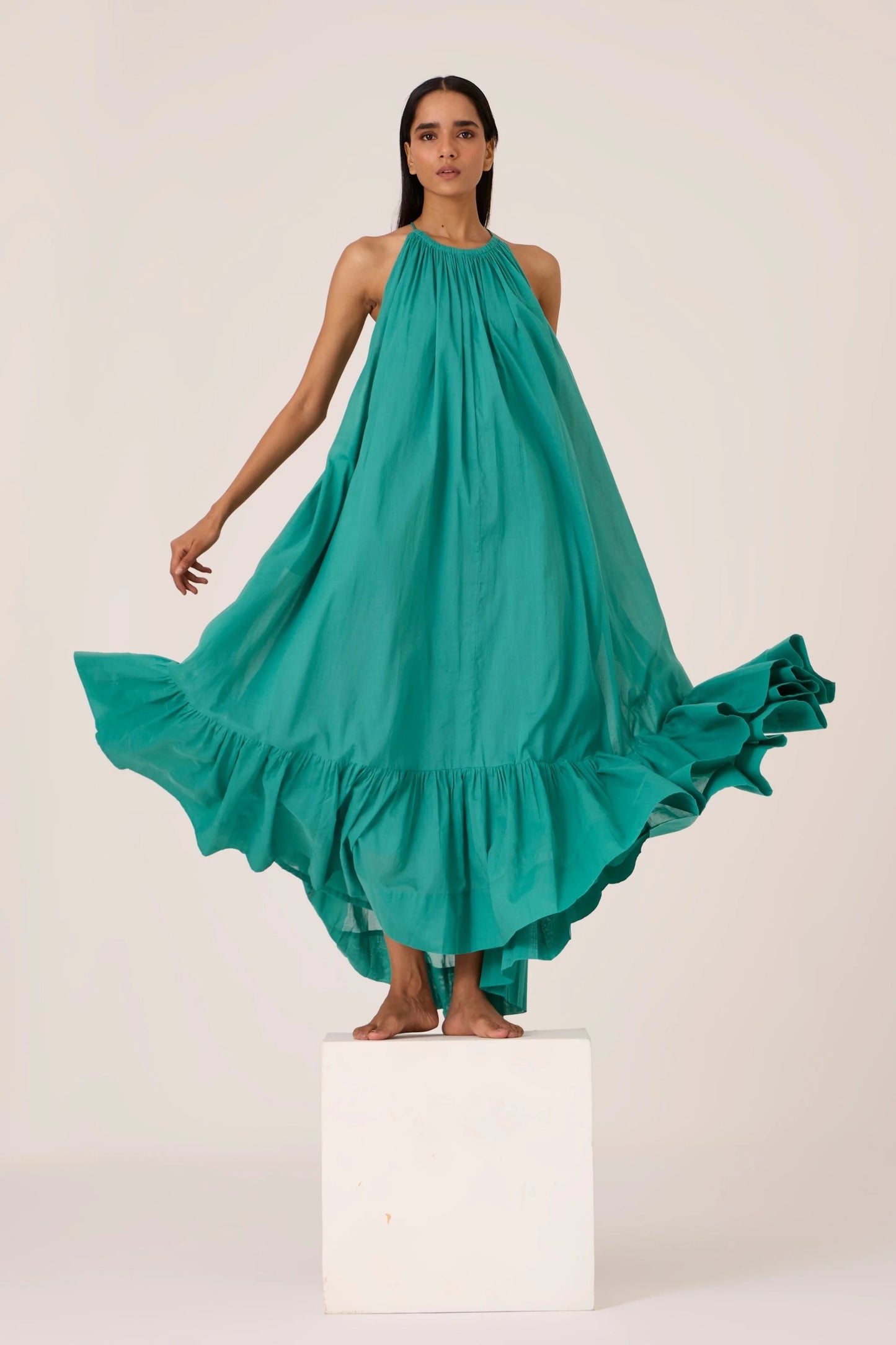 Naiara | Cyan Maxi Dress