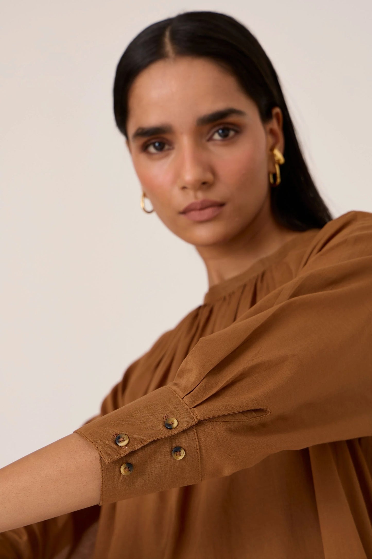 Fares | Brown Dress