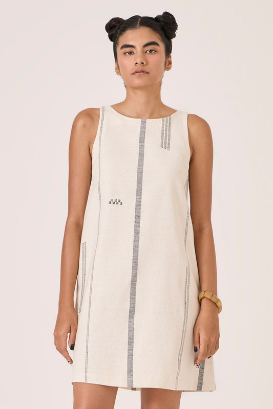 Nalaka | Handwoven Cotton Shift Dress