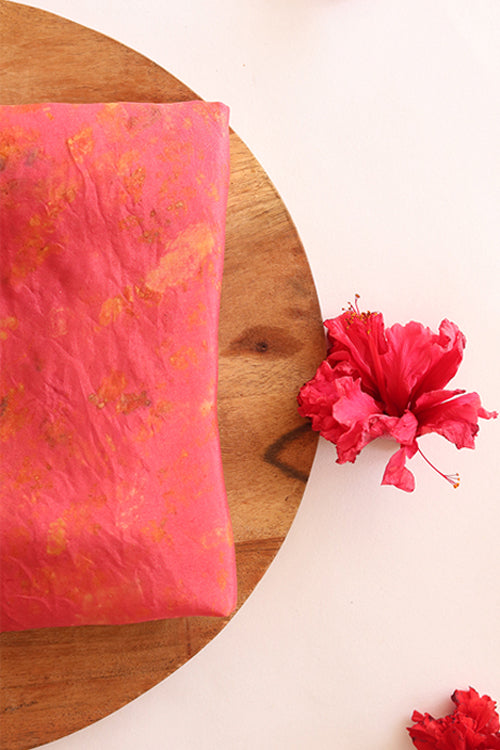 Savni | Eco Printed Habutai Silk Yardage