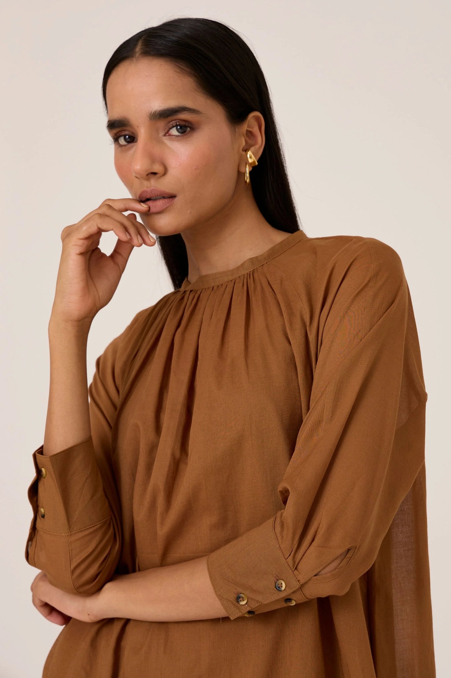 Fares | Brown Dress