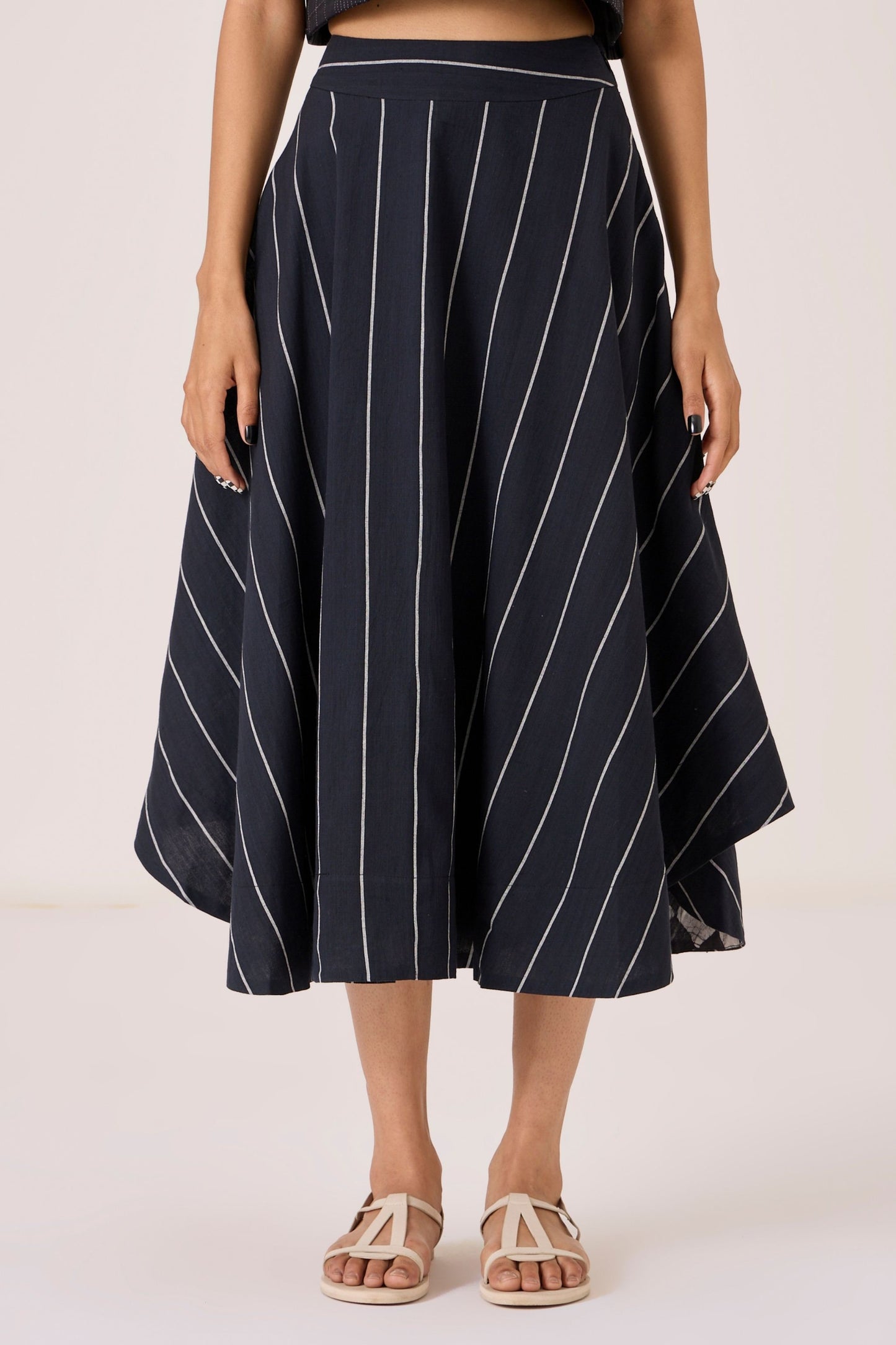 Boga | Black Striped Skirt