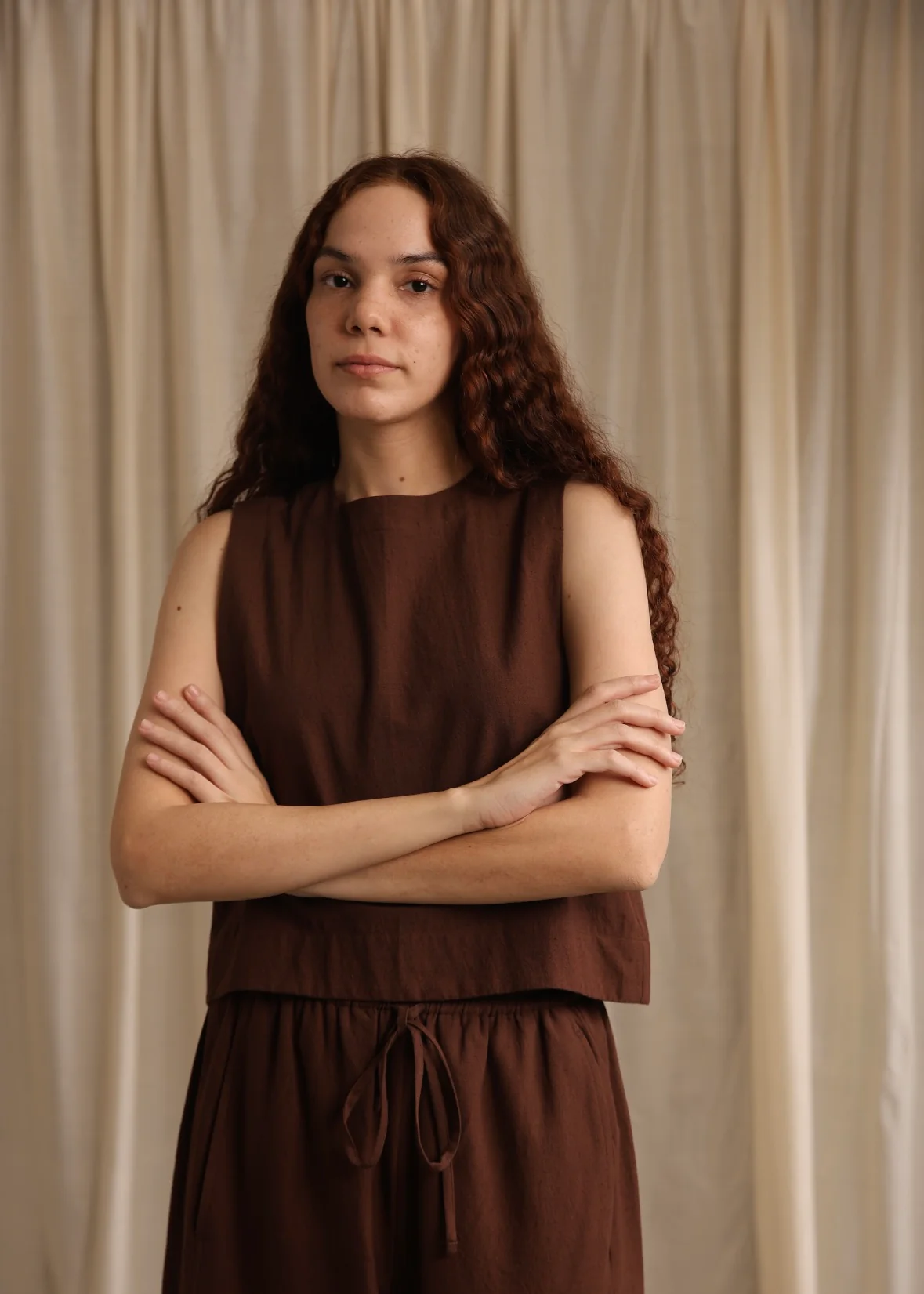 Milly | Handwoven Cotton Top