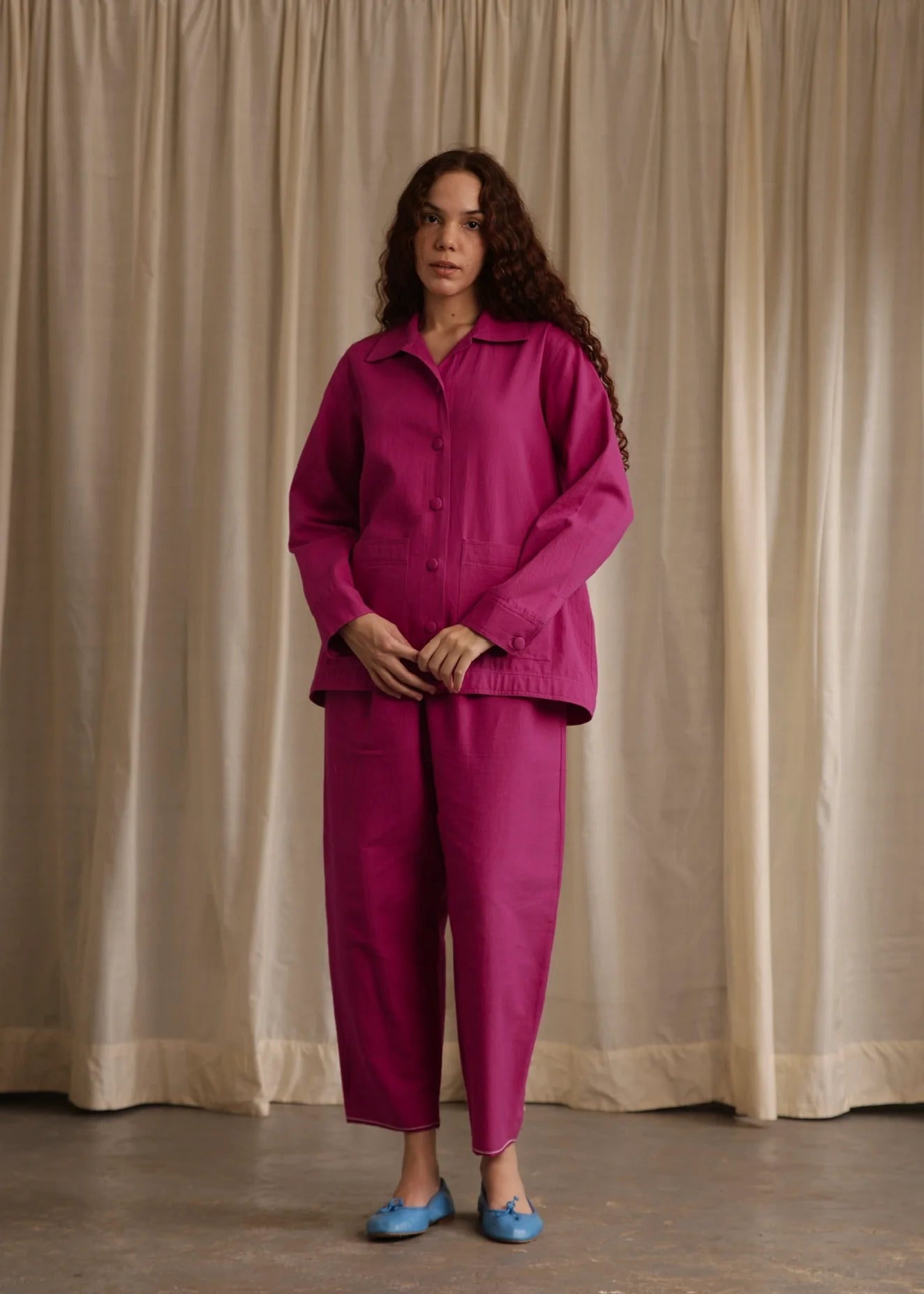 Donna | Pink Cotton Jacket