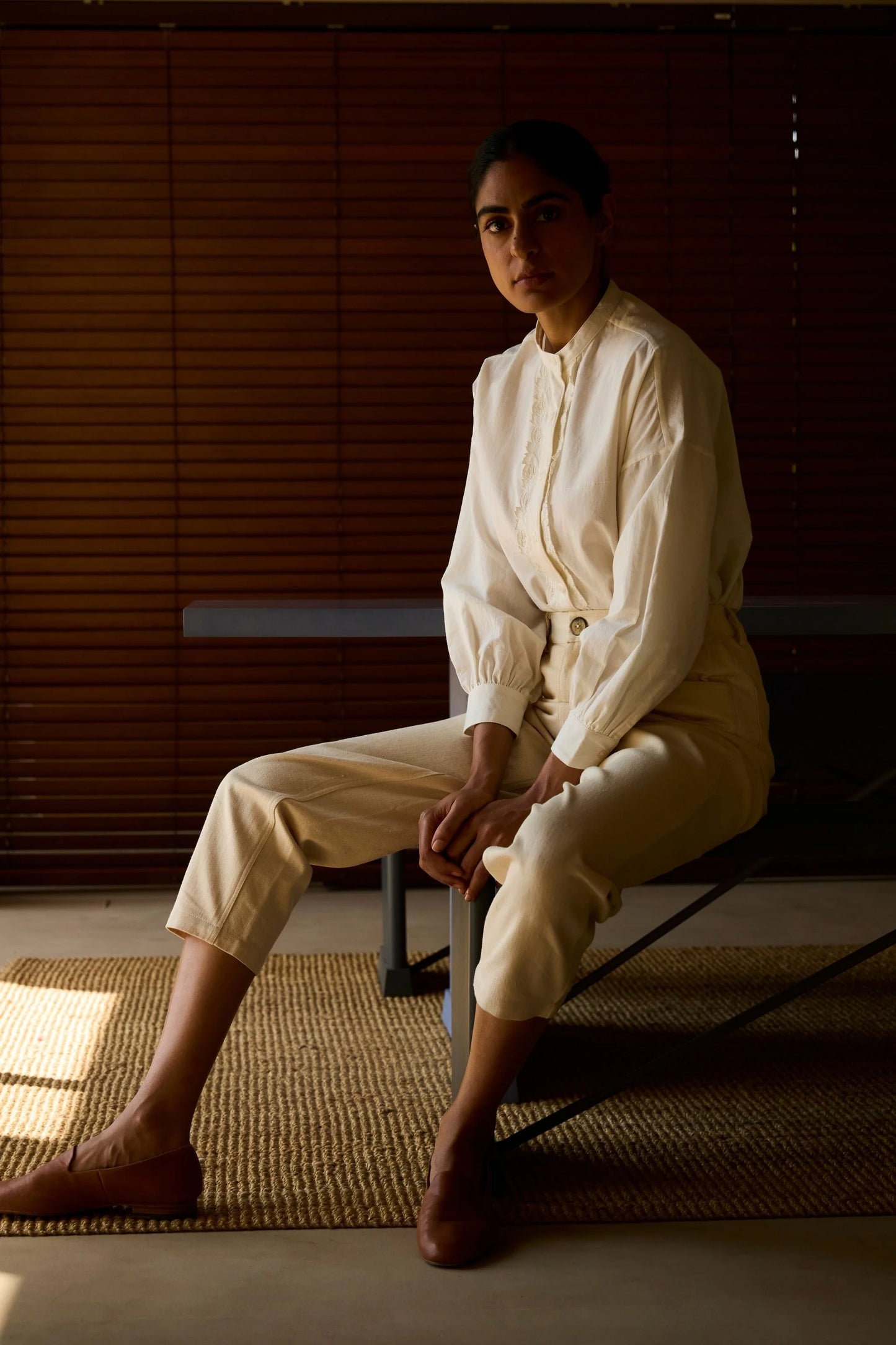 Ryuk | Handwoven Embroidered Shirt