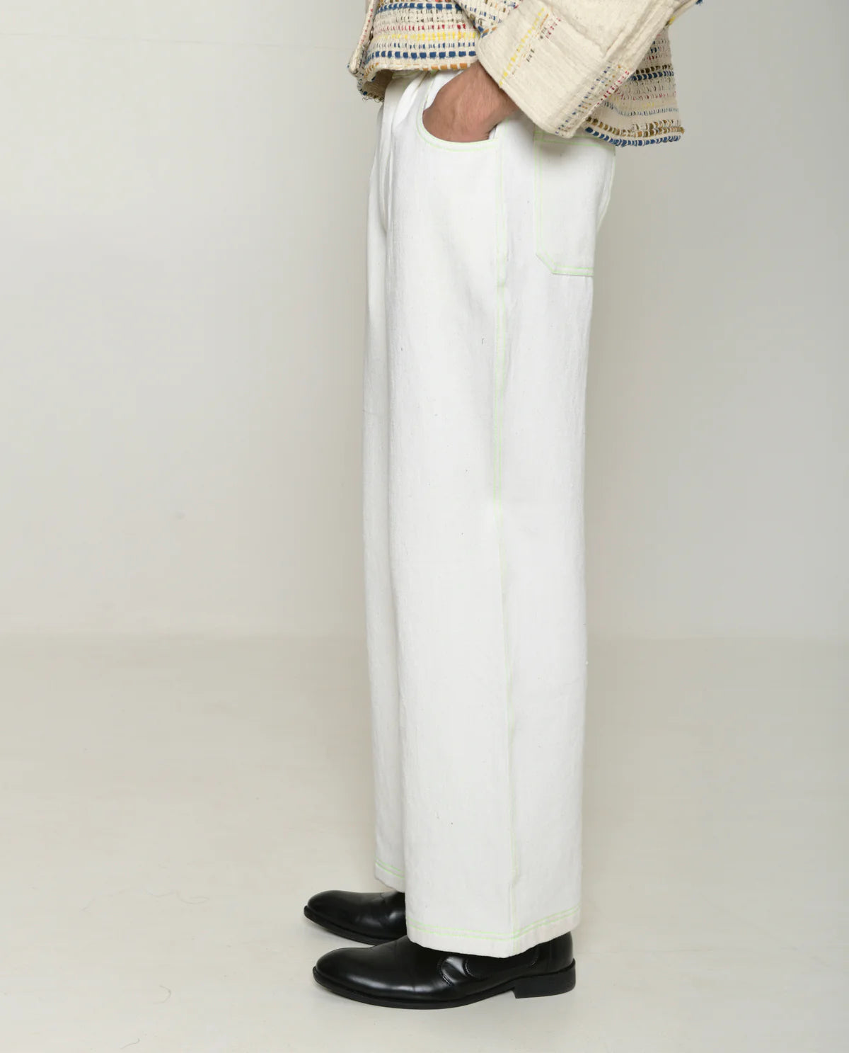 Hibiki | Recycled White Pants