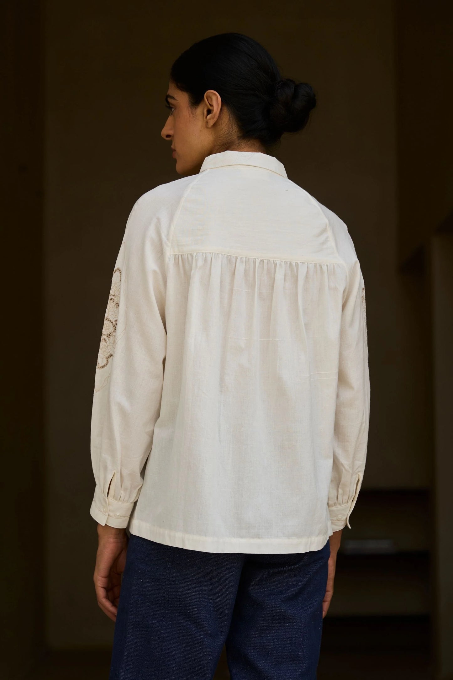 Yeji | Handwoven Embroidered Shirt