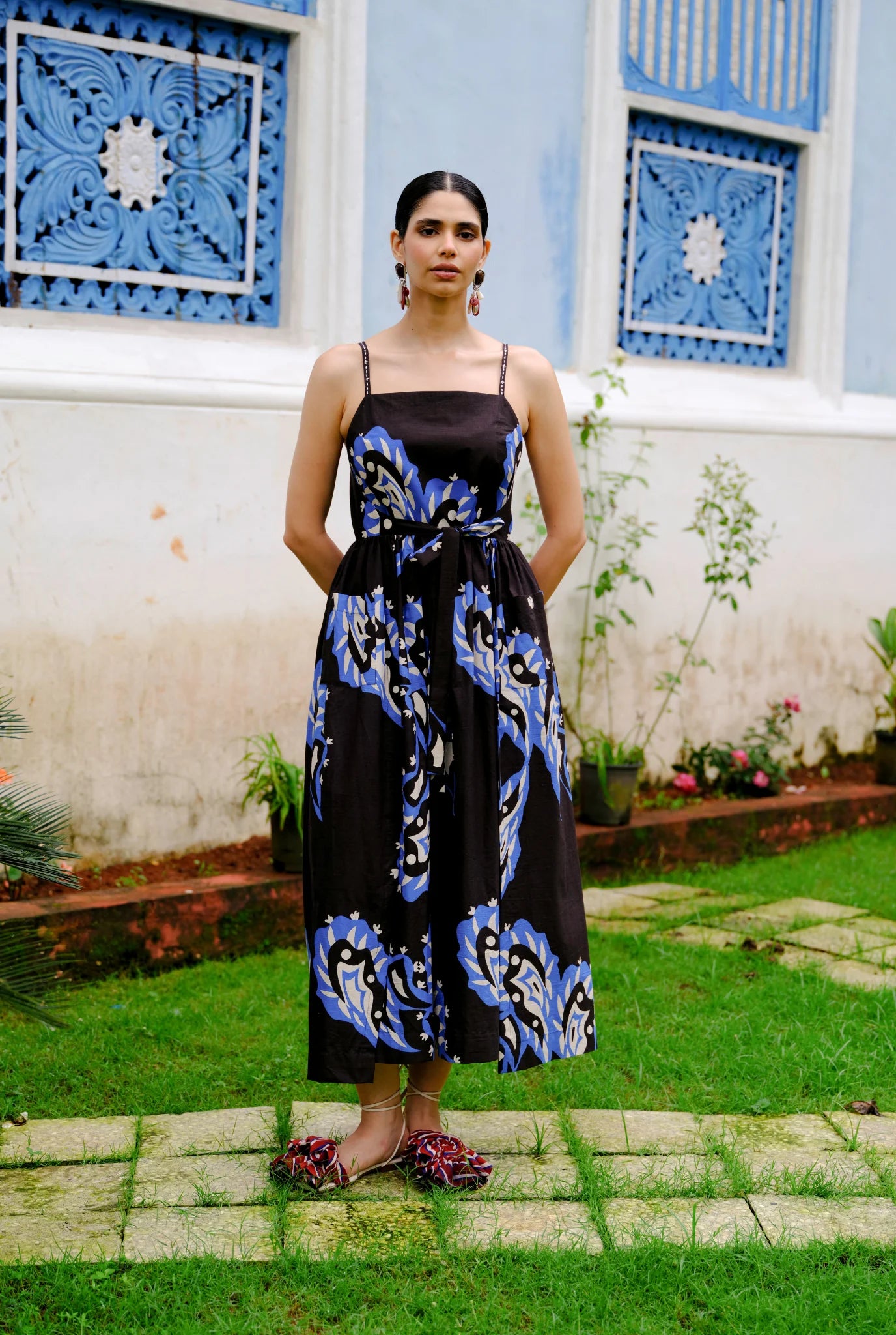 Orca | Black Printed Dress