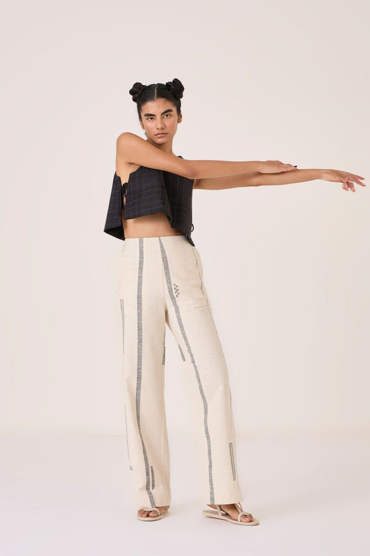 Yacine | Handwoven Cotton Pants
