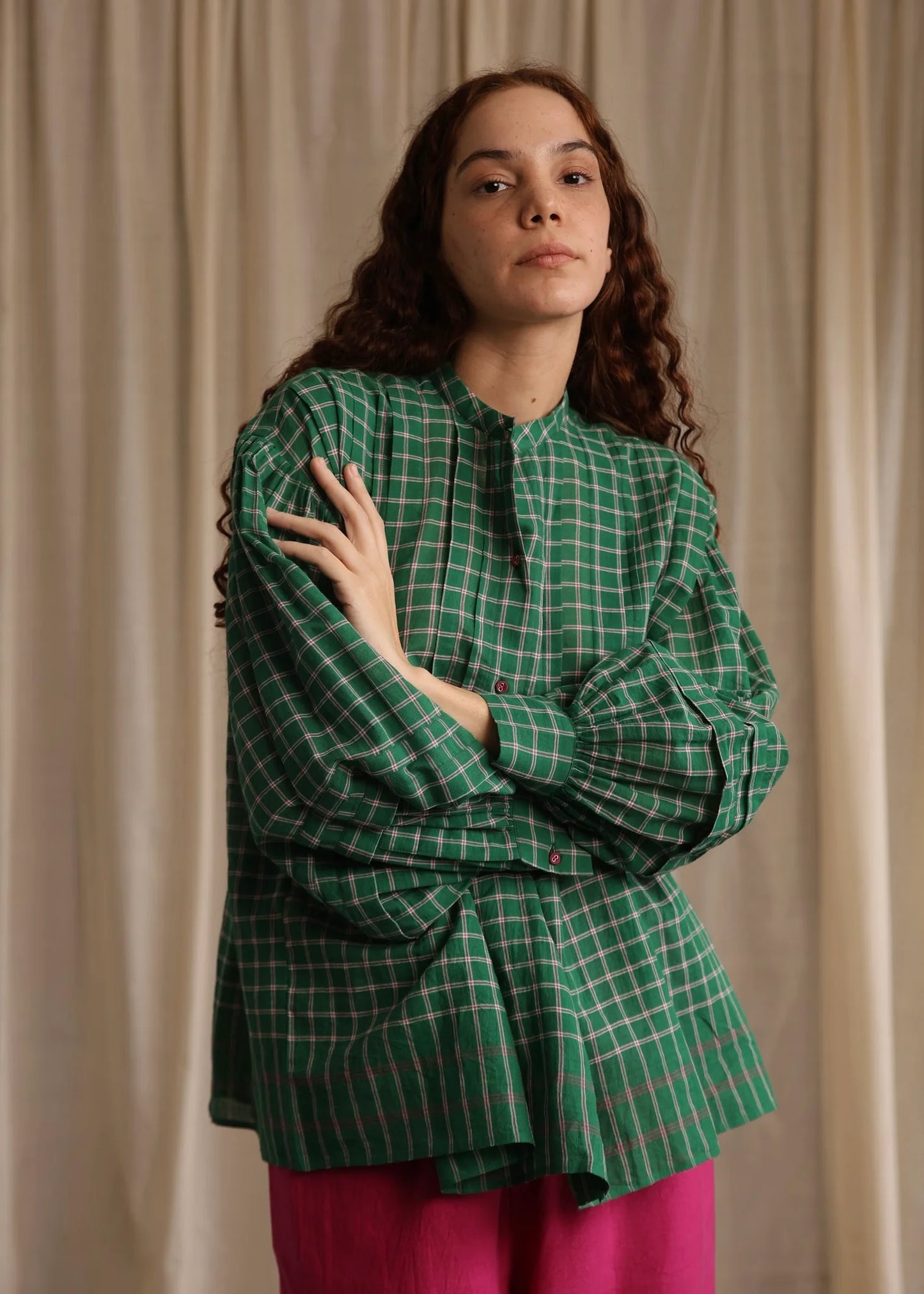 Val | Pleated Top