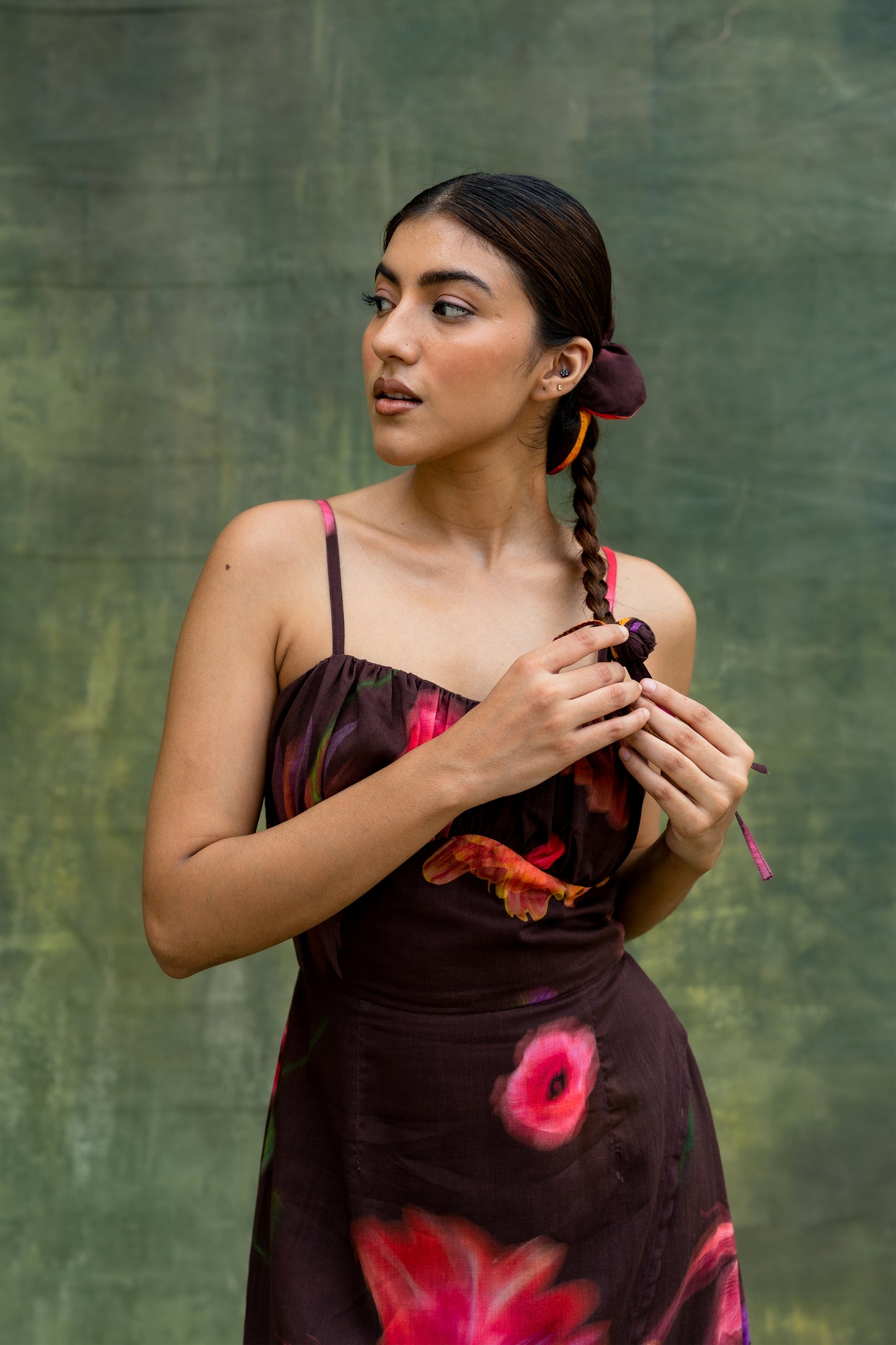 Lucie | Printed Tie-back Dress