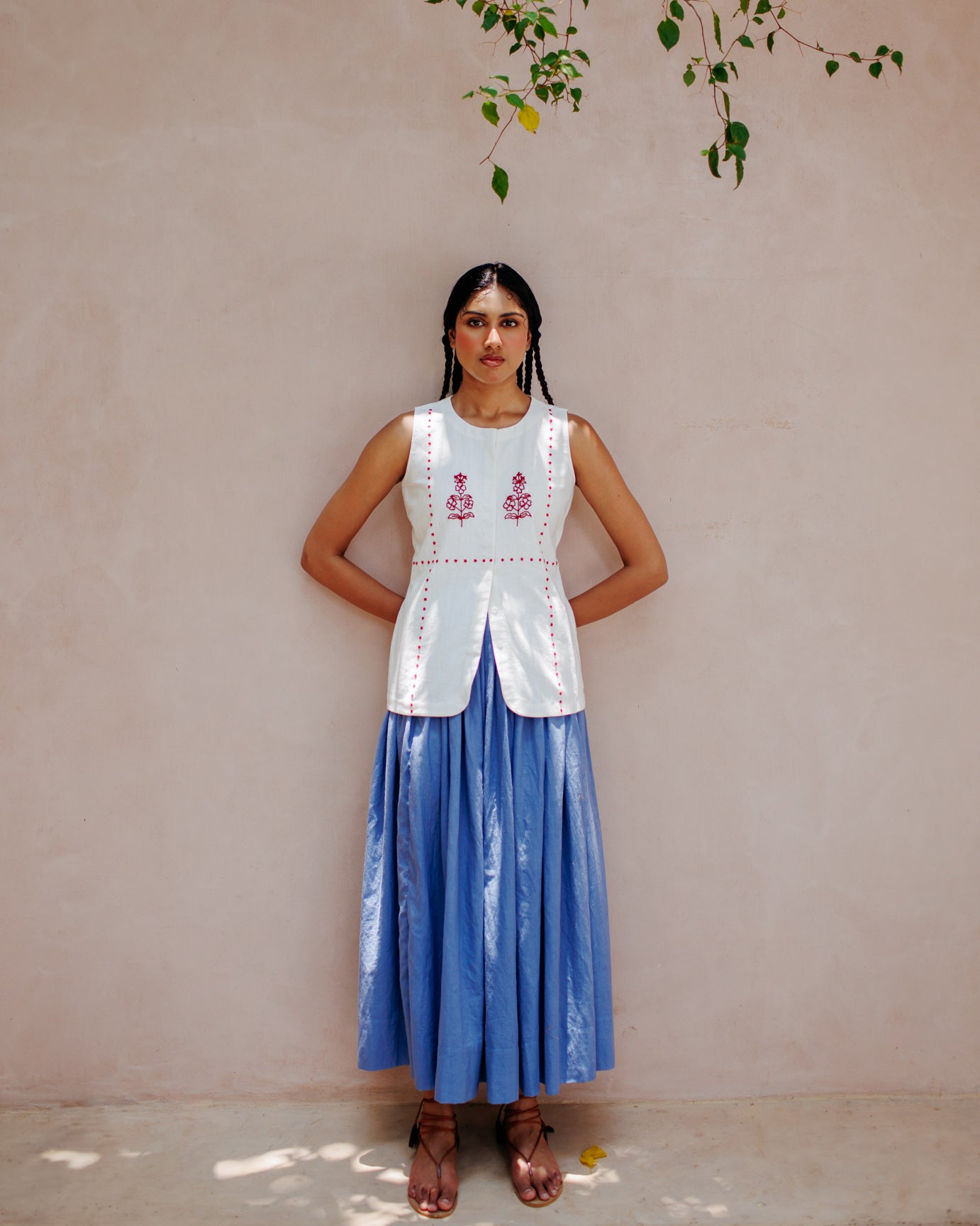 Ava | Embroidered Set