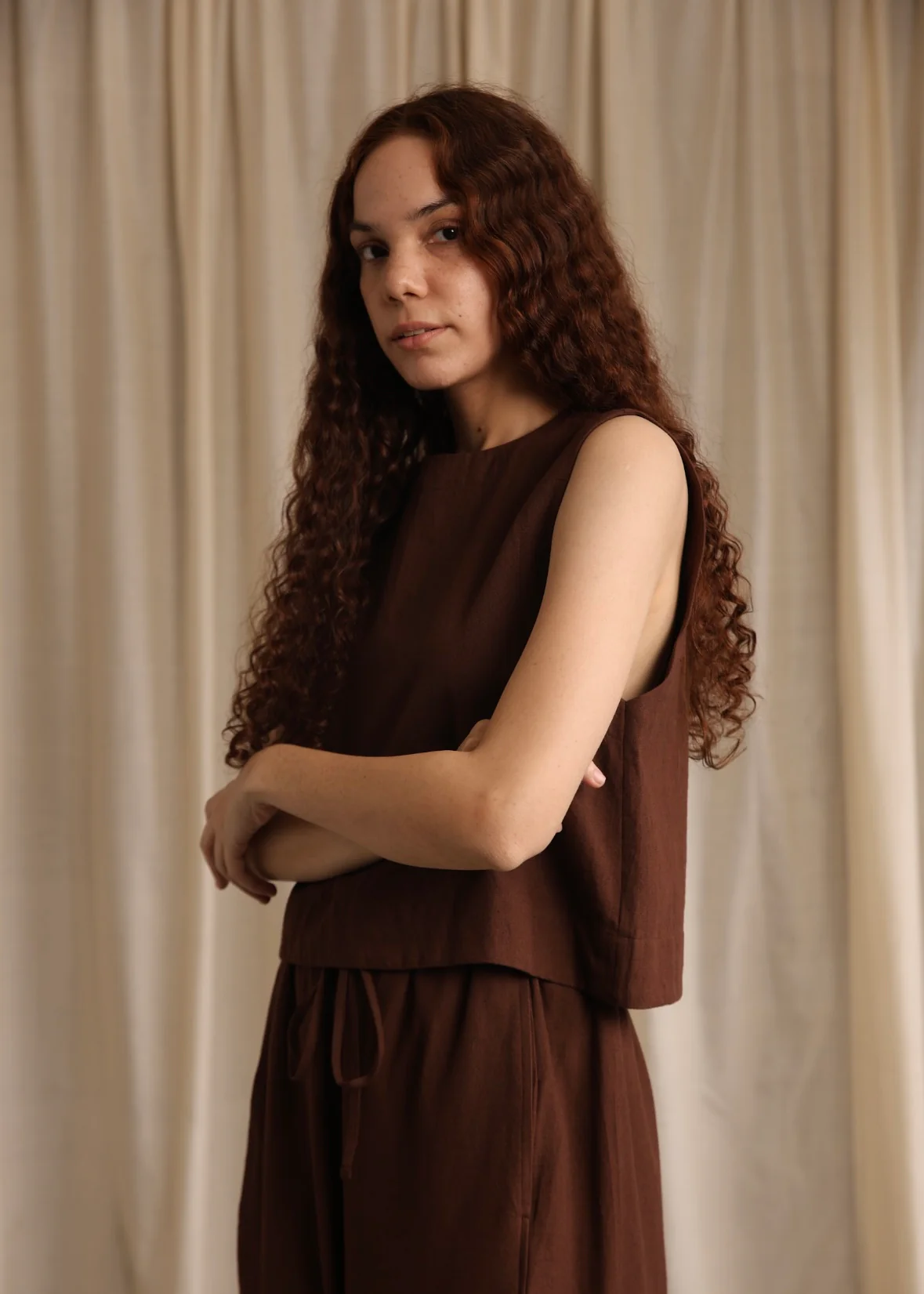 Milly | Handwoven Cotton Top
