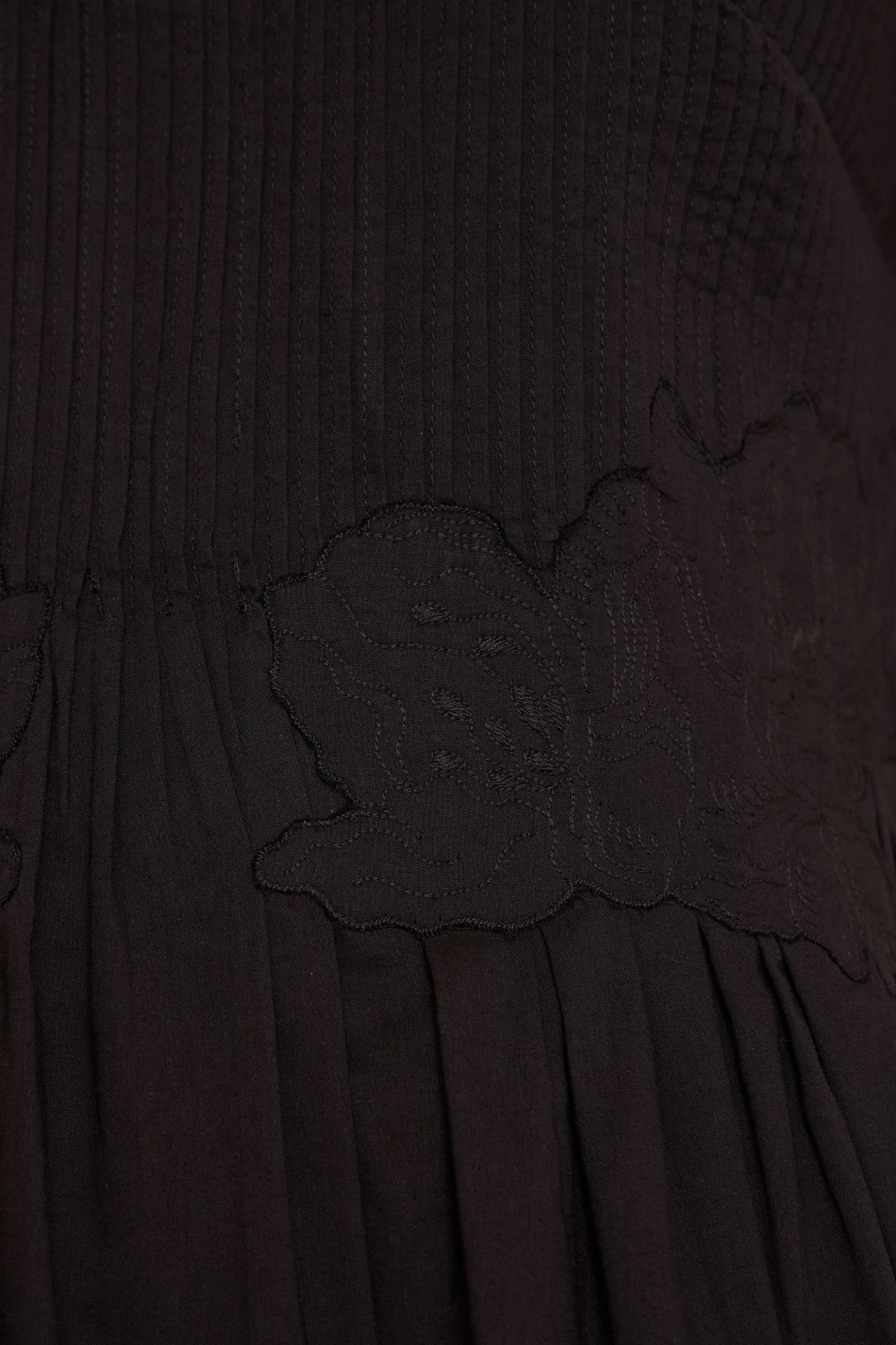 Amani | Black Embroidered Dress