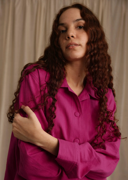 Donna | Pink Cotton Jacket