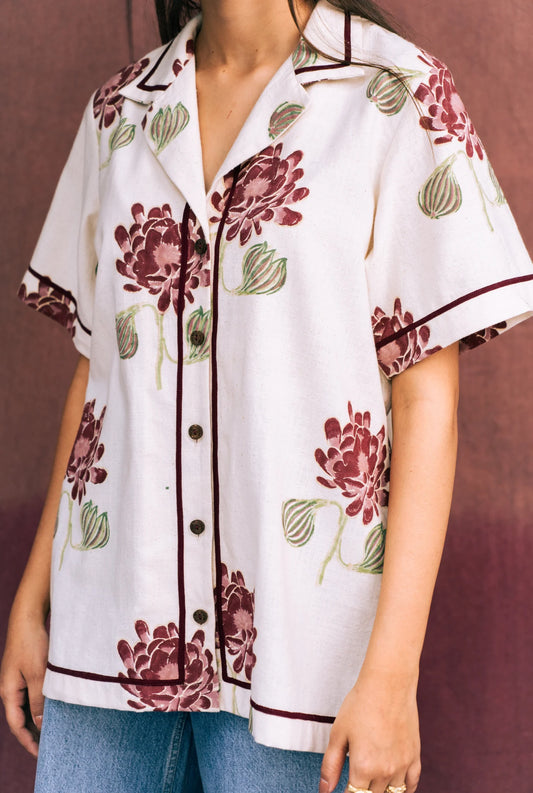 Malabar | Printed Handloom Shirt