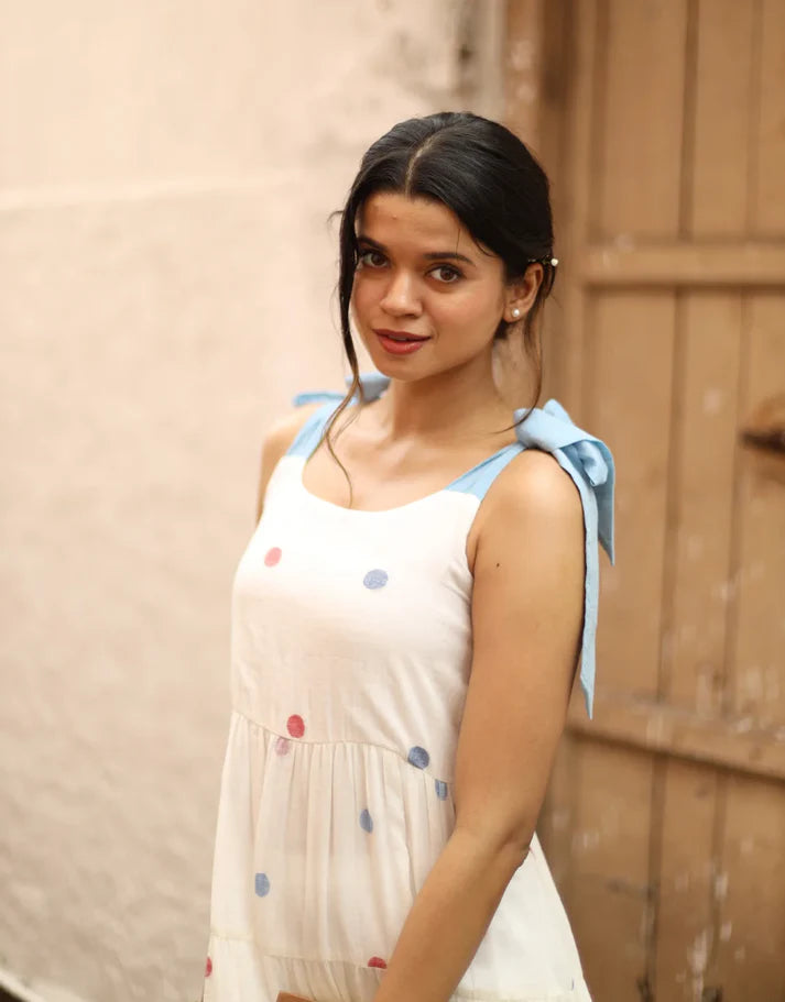 Rhea | Tie- Up Dress