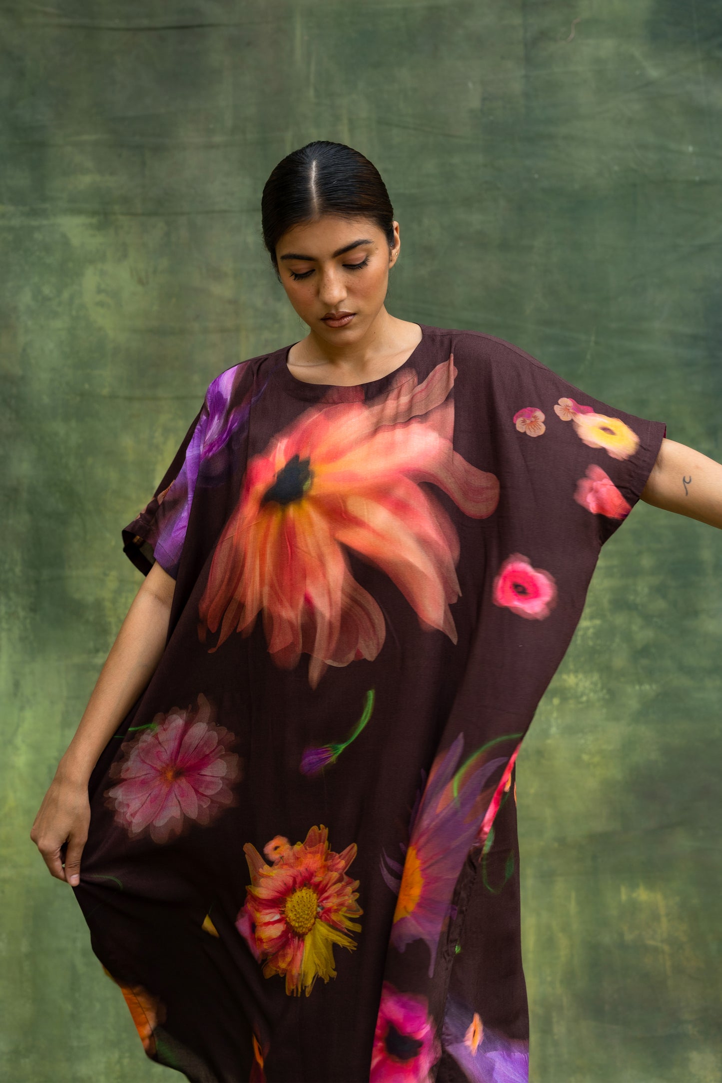 Blair | Printed Floral Kaftan