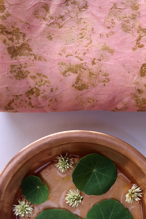 Baboon | Eco Printed Habutai Silk Yardage