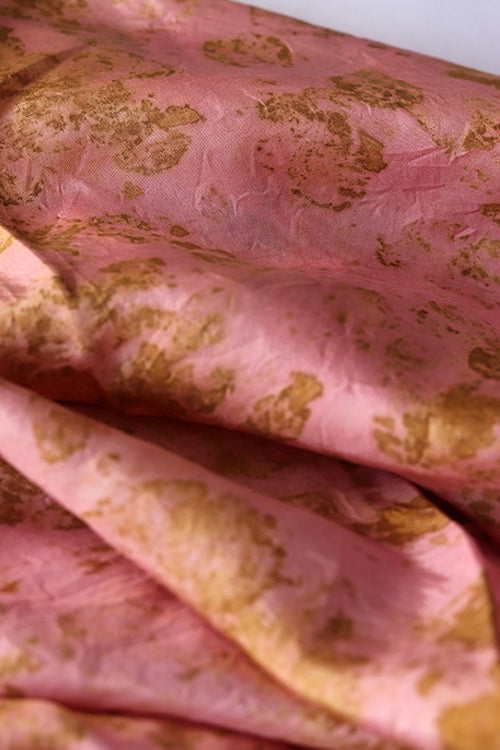Baboon | Eco Printed Habutai Silk Yardage